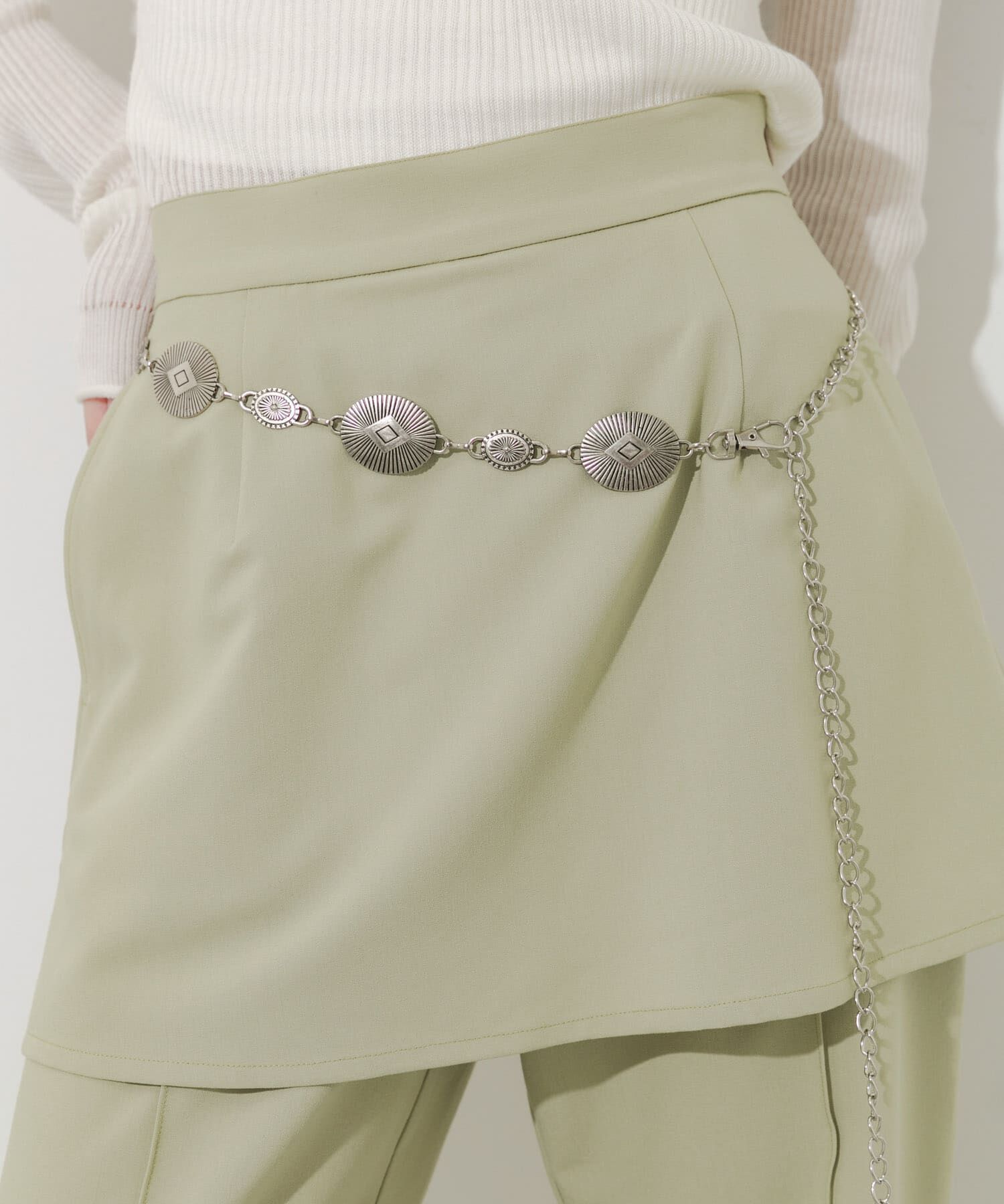 SMELLY「コンチョチェーンベルト」|ベルト|シルバー系その他