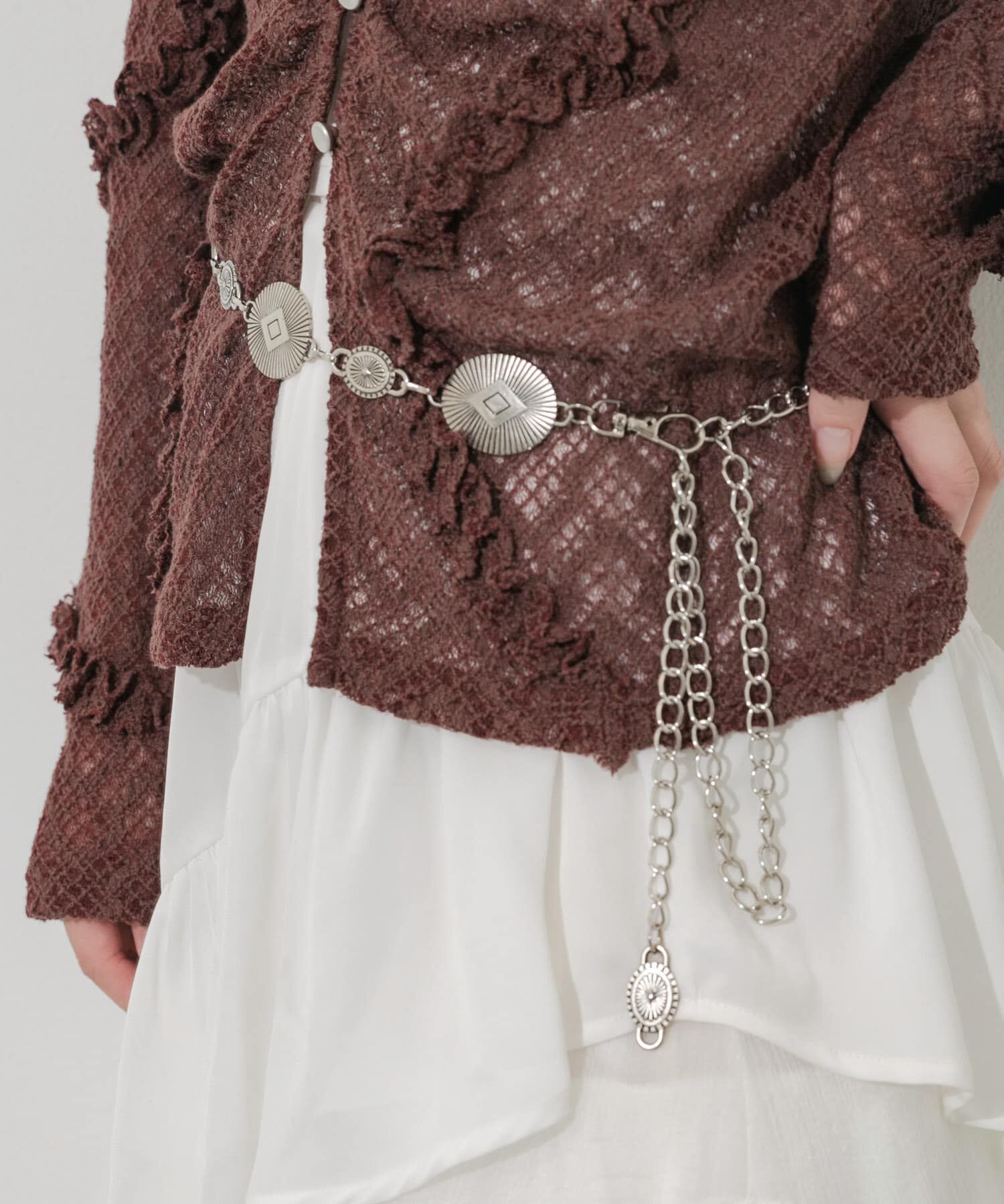 SMELLY「コンチョチェーンベルト」|ベルト|