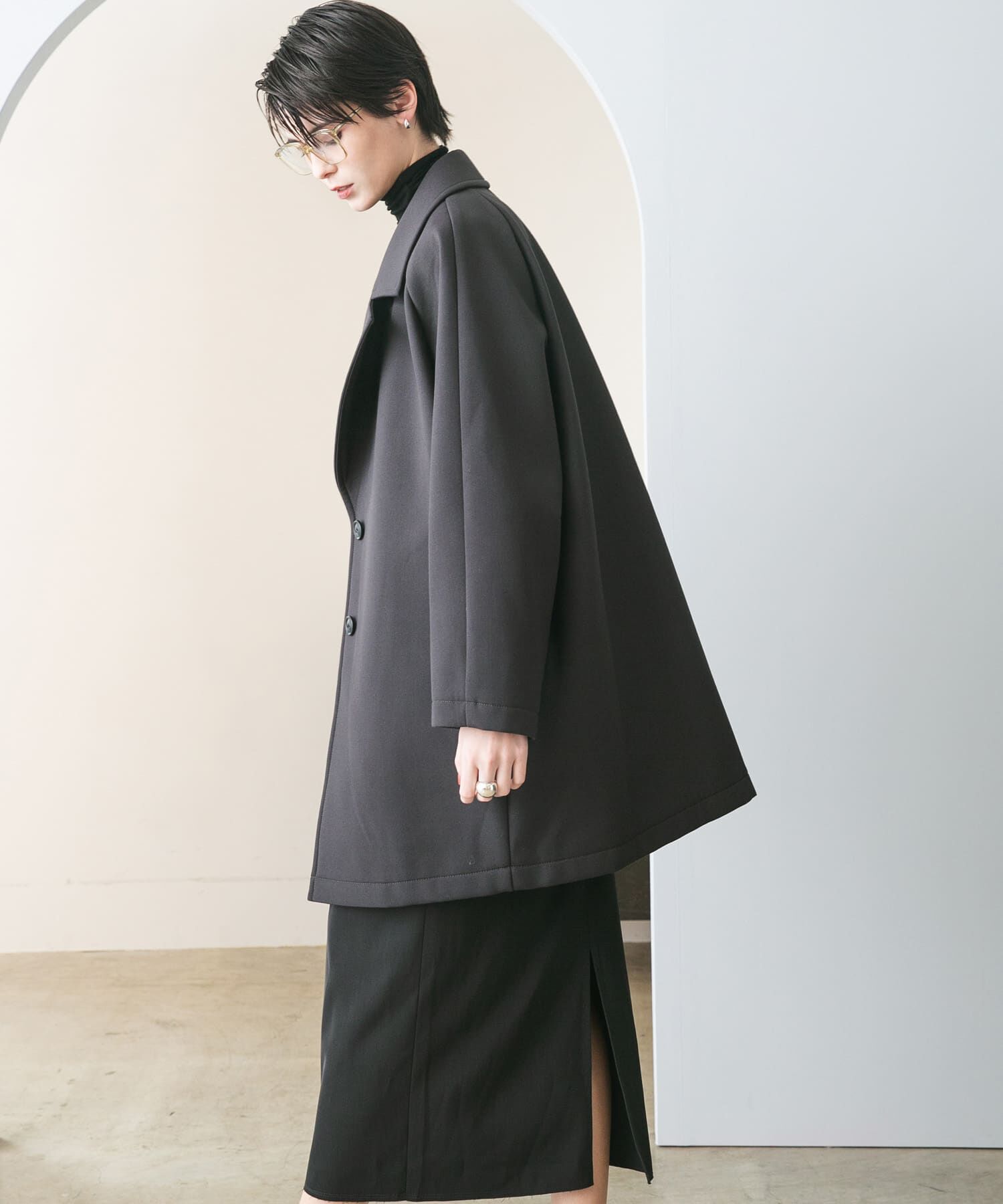 URBAN RESEARCH「ボンディングチェスターコート」|チェスターコート|