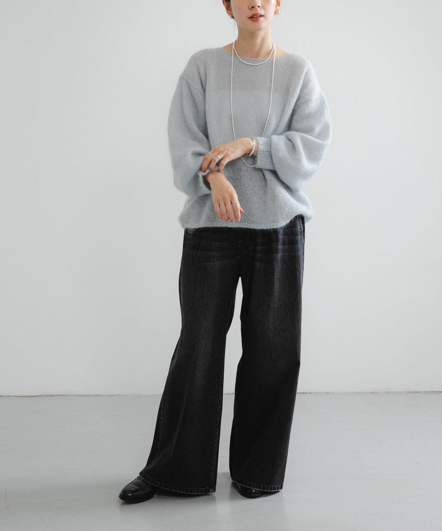 URBAN RESEARCH「ヘアリールーズニット」|ニット・セーター|