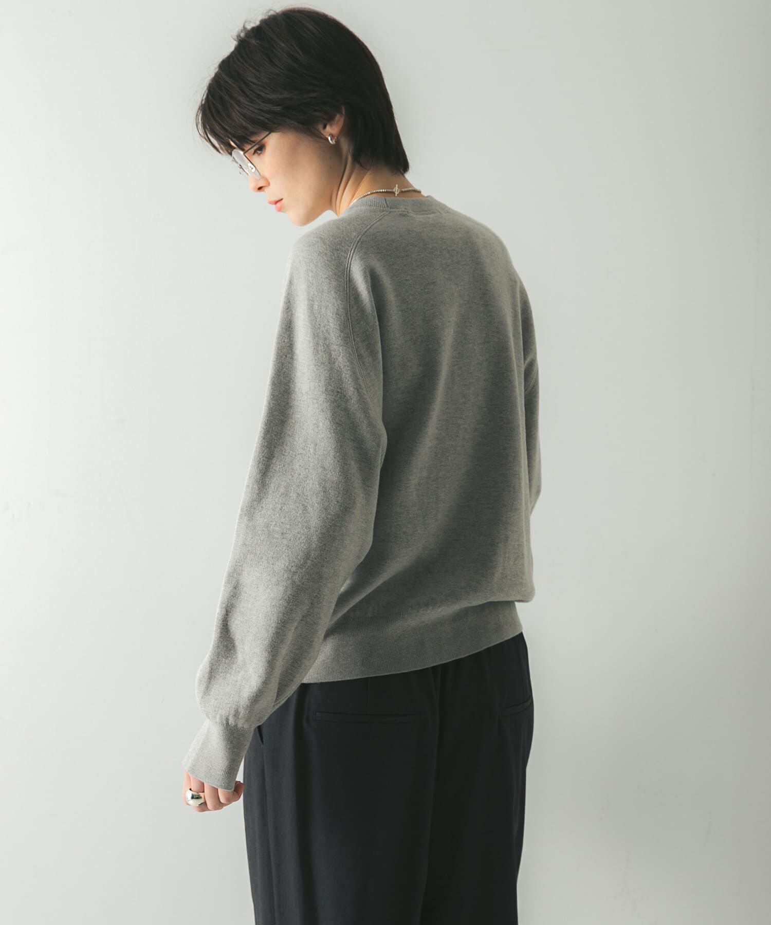 URBAN RESEARCH「コットンカシミヤスウェットニット」|ニット・セーター|