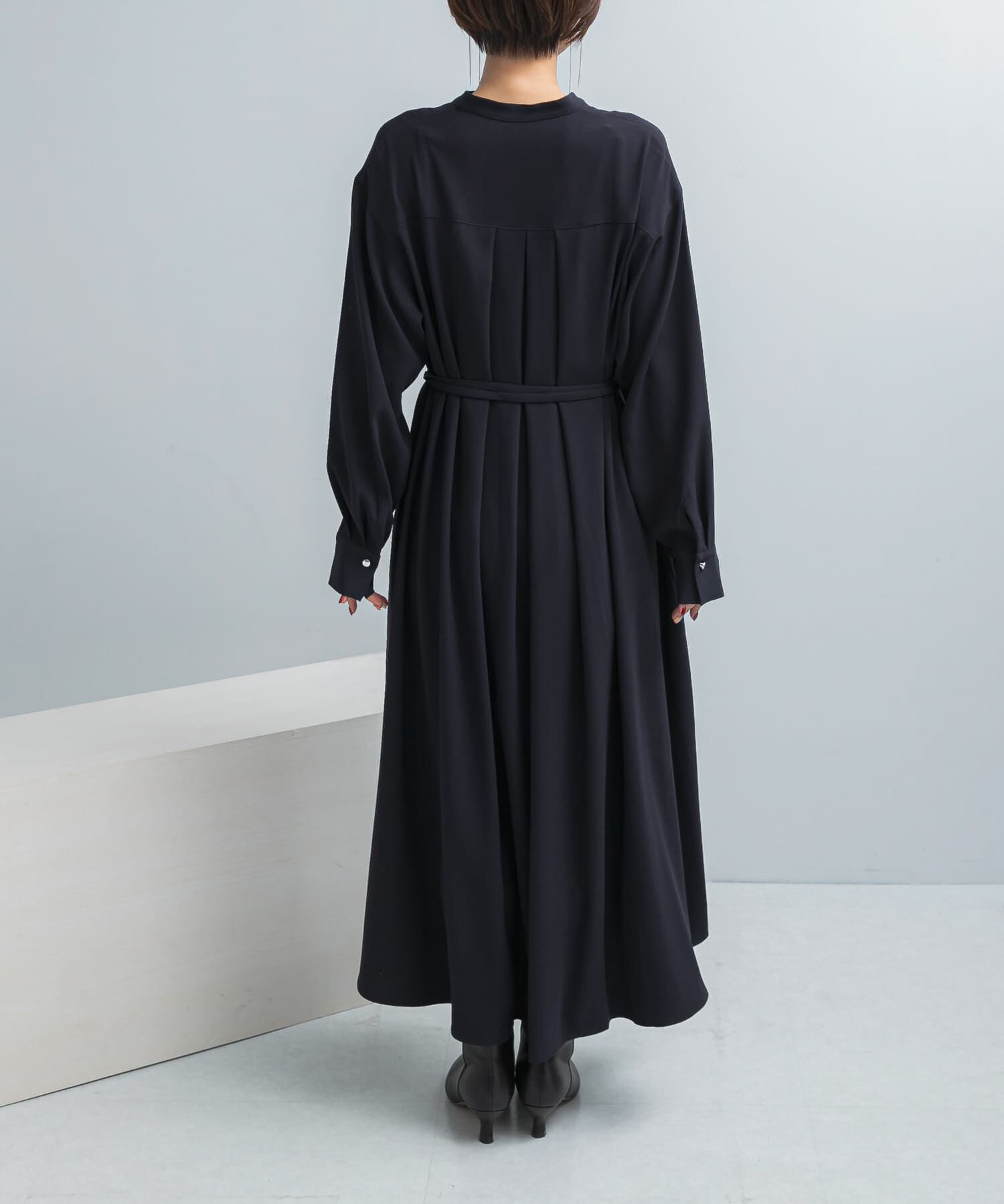 URBAN RESEARCH ROSSO「トリアセテート混Vネックワンピース」|ワンピース|