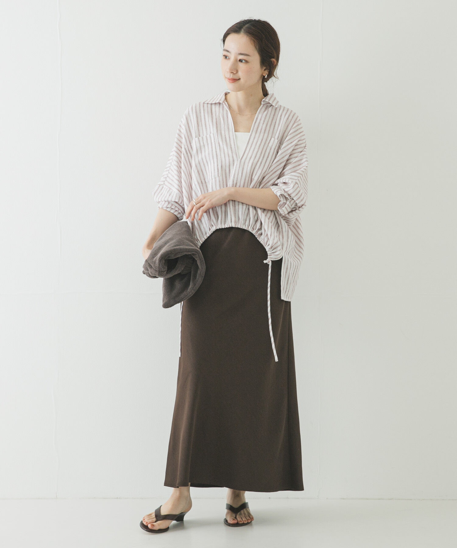 URBAN RESEARCH「サテンバイアススカート」|スカート|