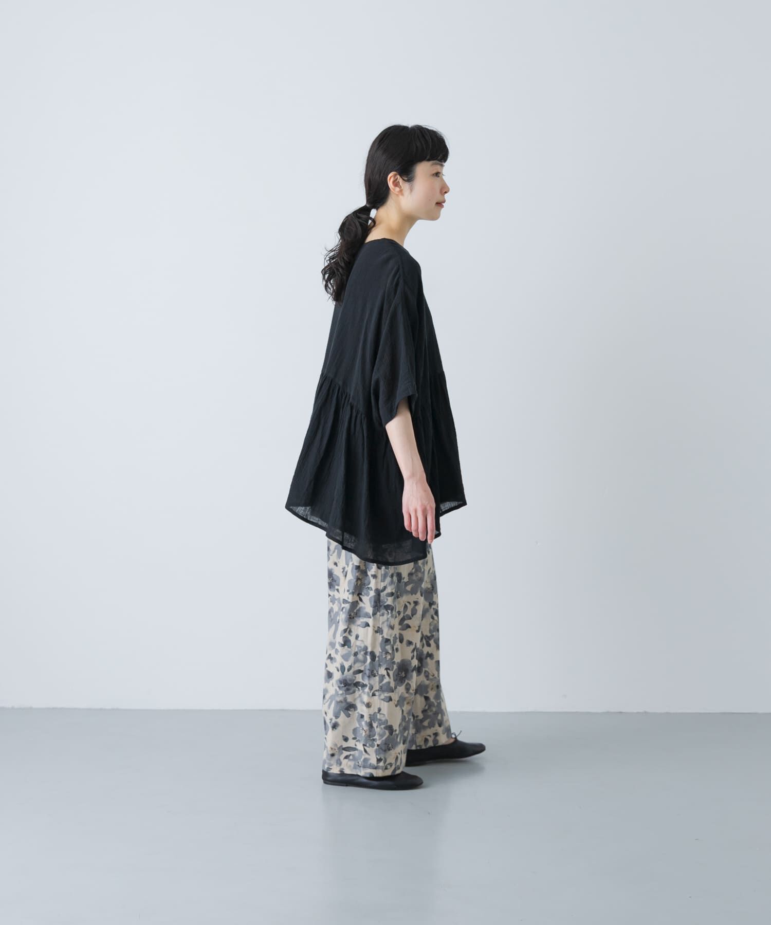 かぐれ「コットンリネンプリントイージーパンツ」|その他|