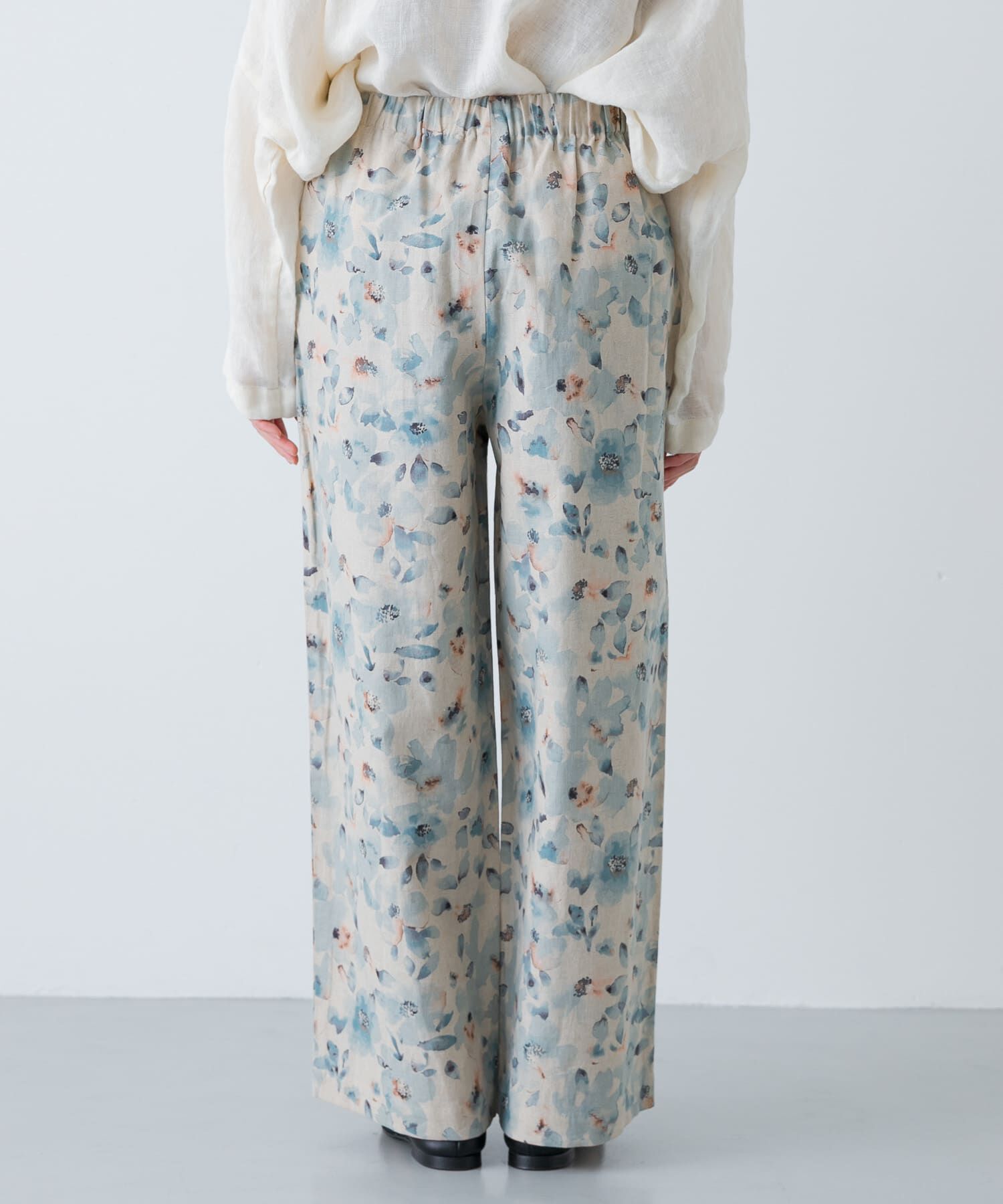 かぐれ「コットンリネンプリントイージーパンツ」|その他|