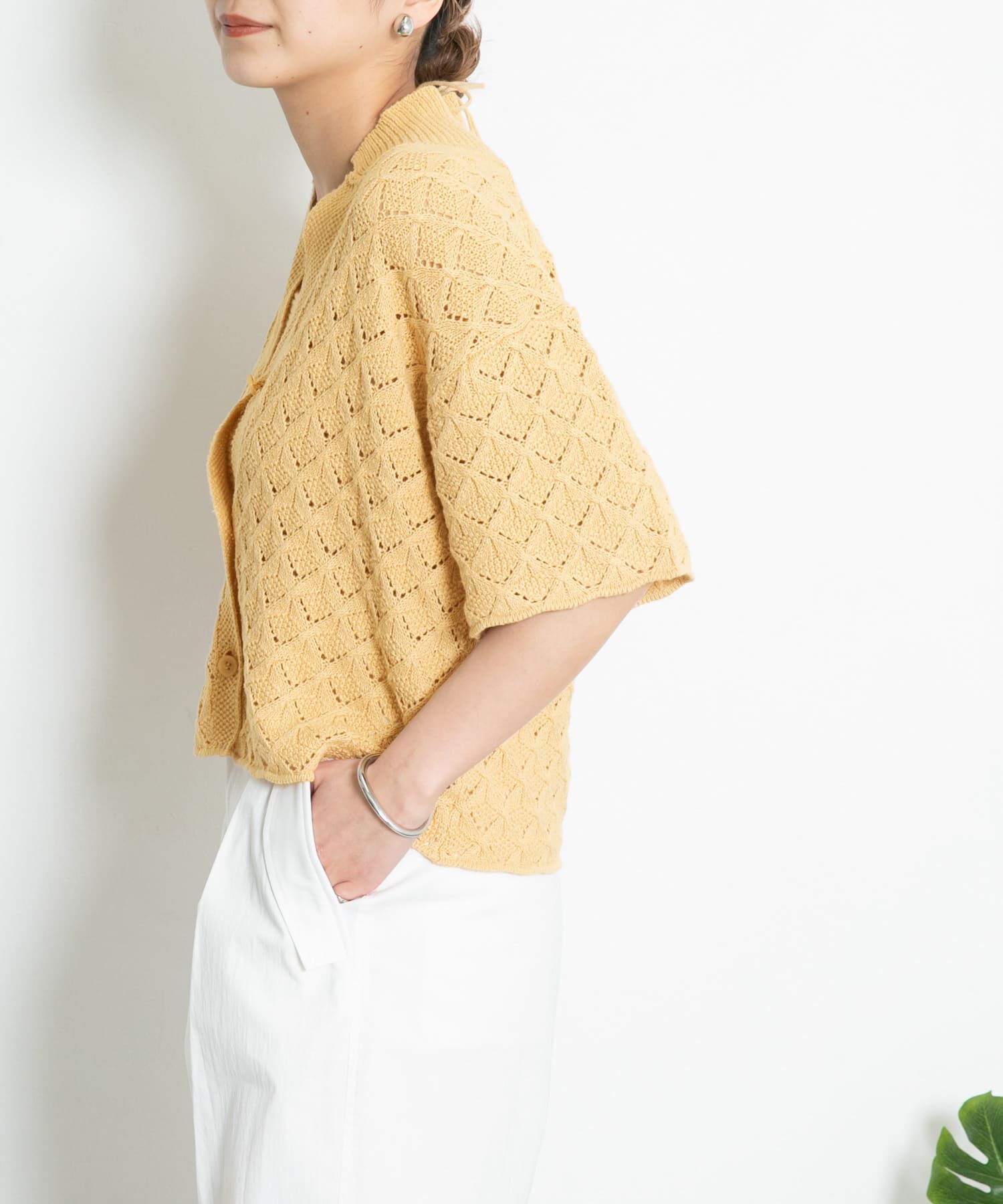  「ガーター編みホルターニット」|ニット・セーター|