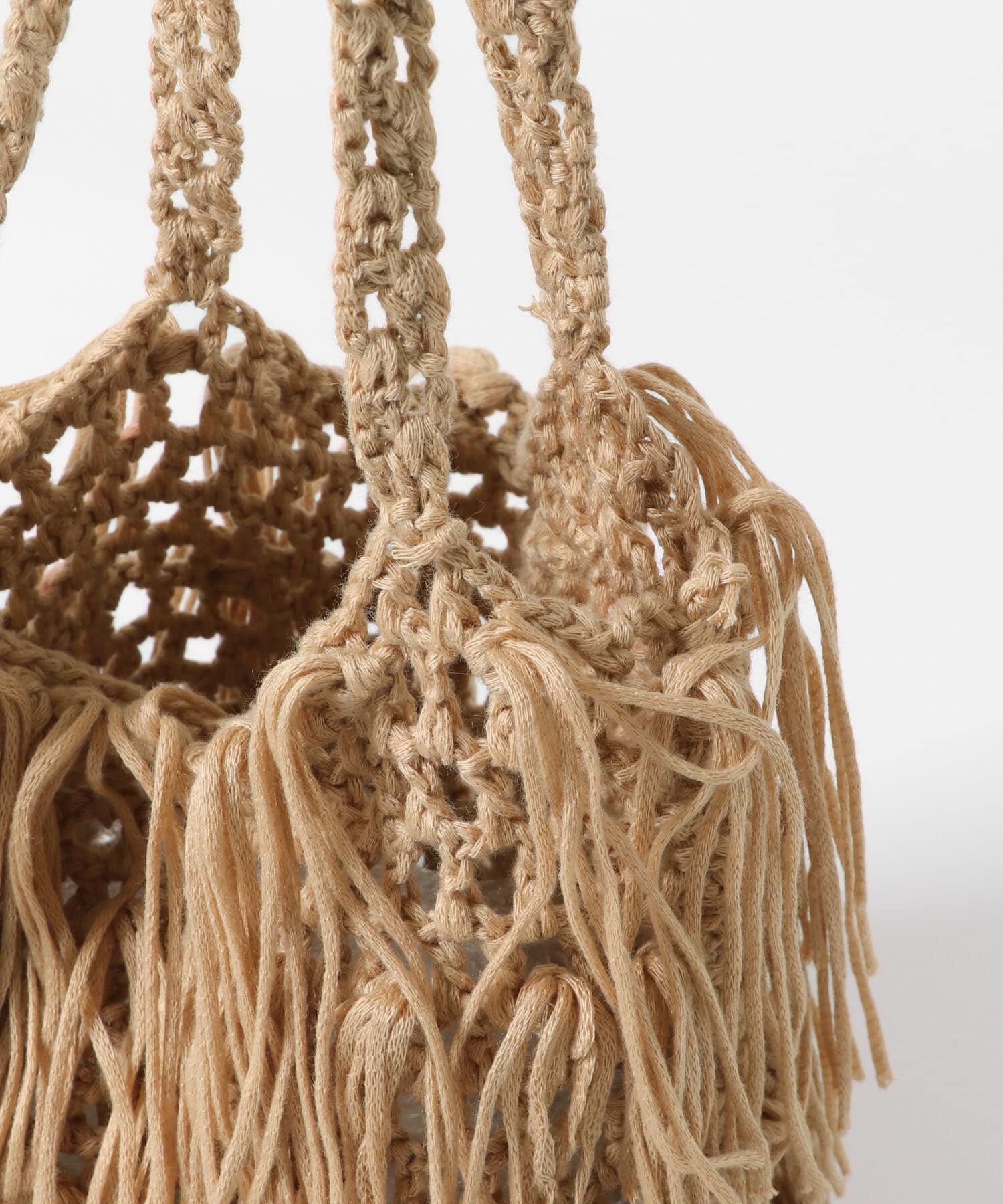  「フリンジニットBAG」|ハンドバッグ|