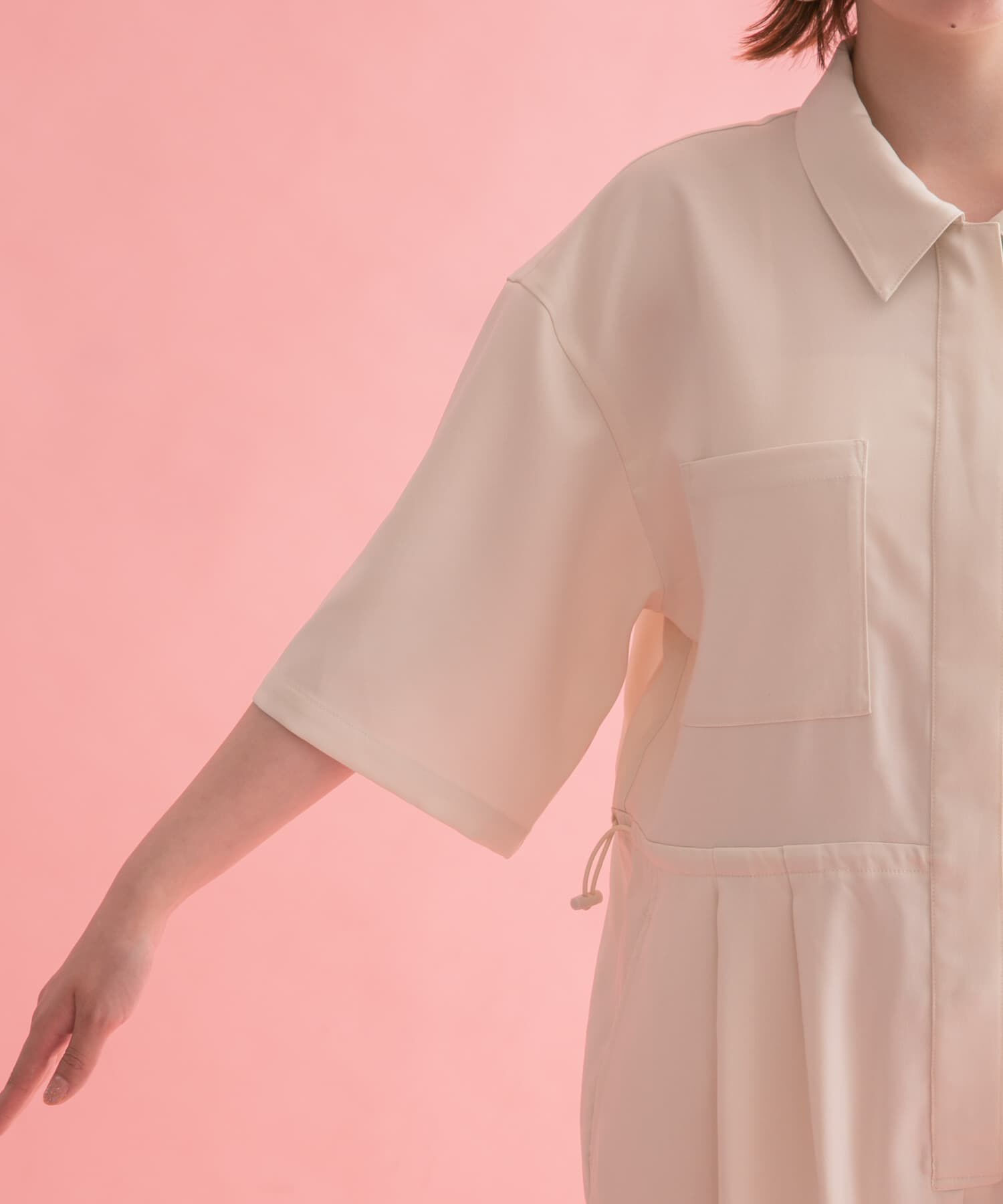  「コクーンWIDEジャンプスーツ」|スカート|