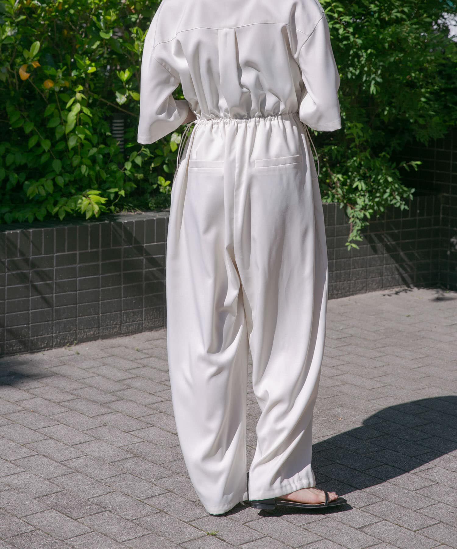  「コクーンWIDEジャンプスーツ」|スカート|