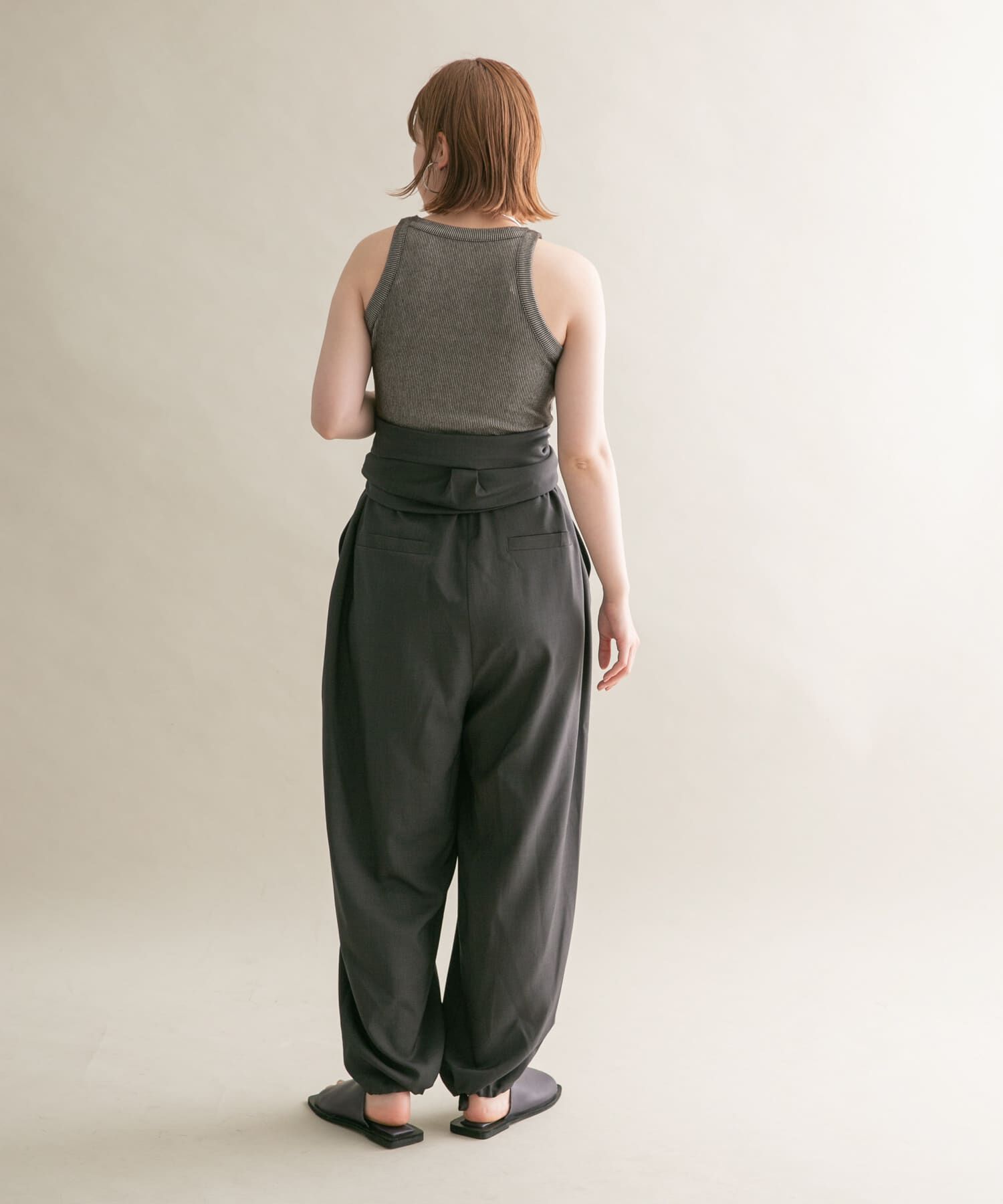  「コクーンWIDEジャンプスーツ」|スカート|