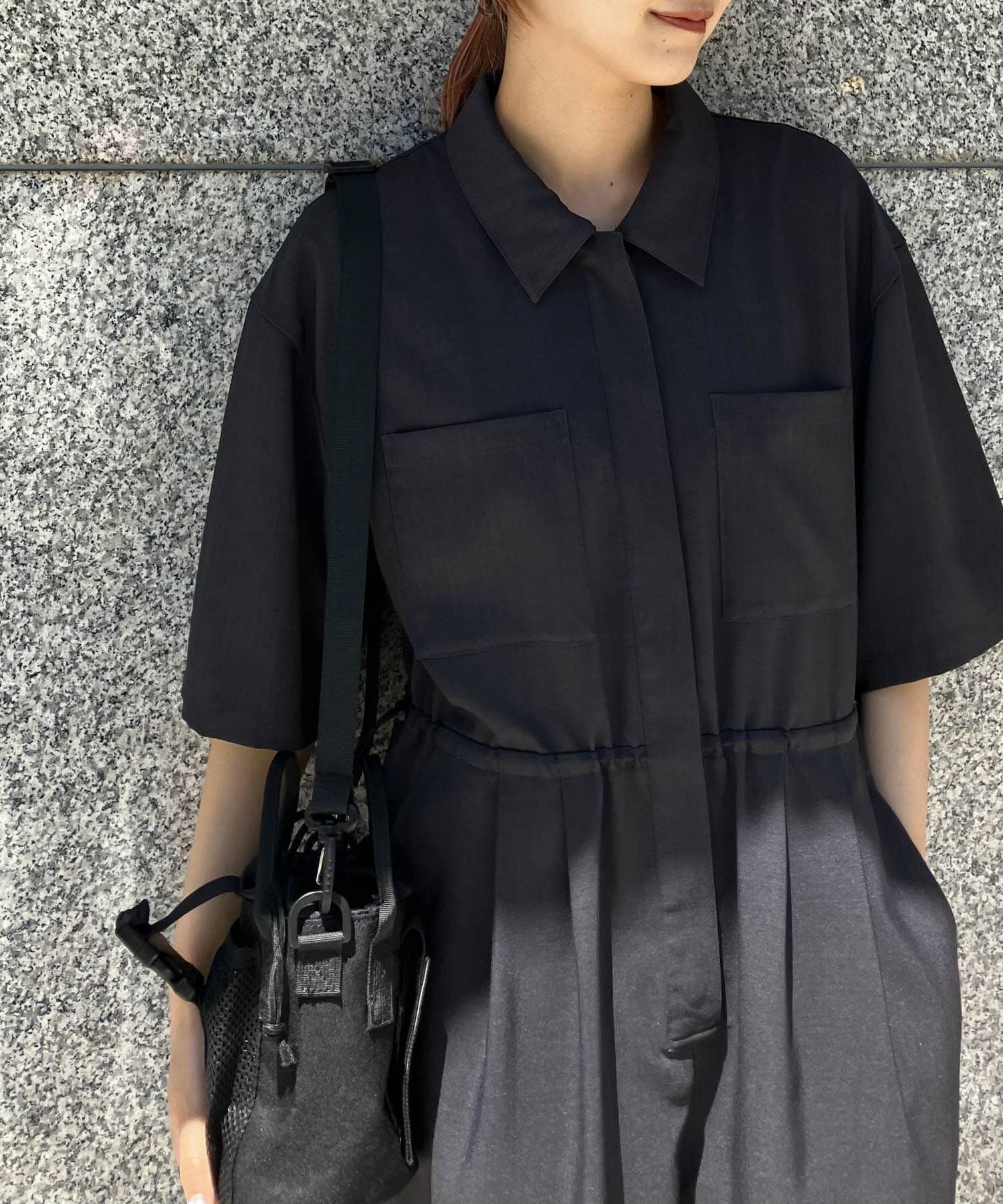  「コクーンWIDEジャンプスーツ」|スカート|