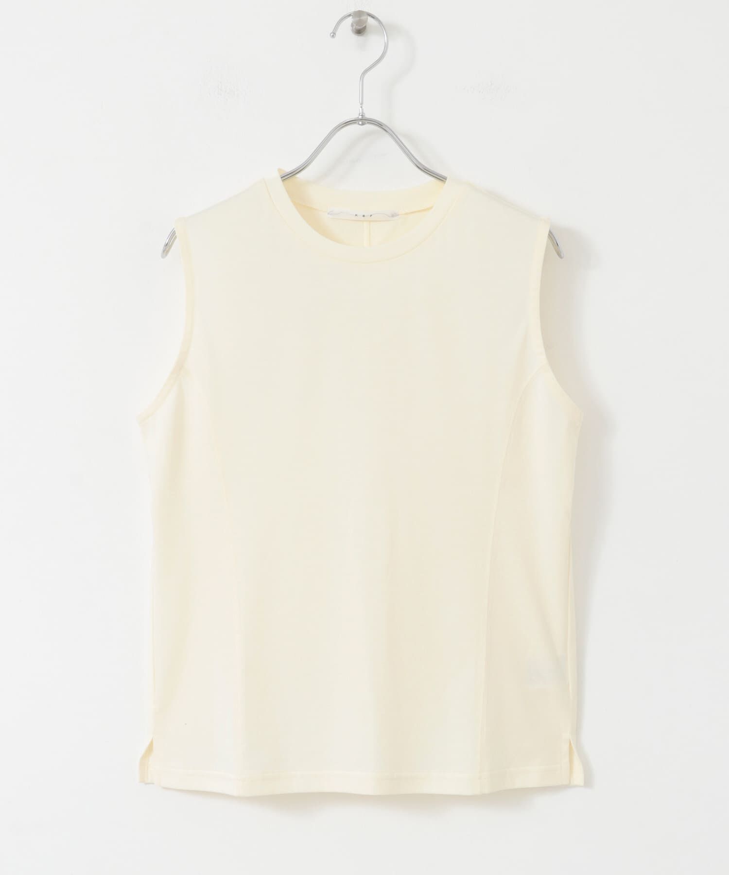  「デザインステッチスリーブレスカットソー」|Tシャツ・カットソー|