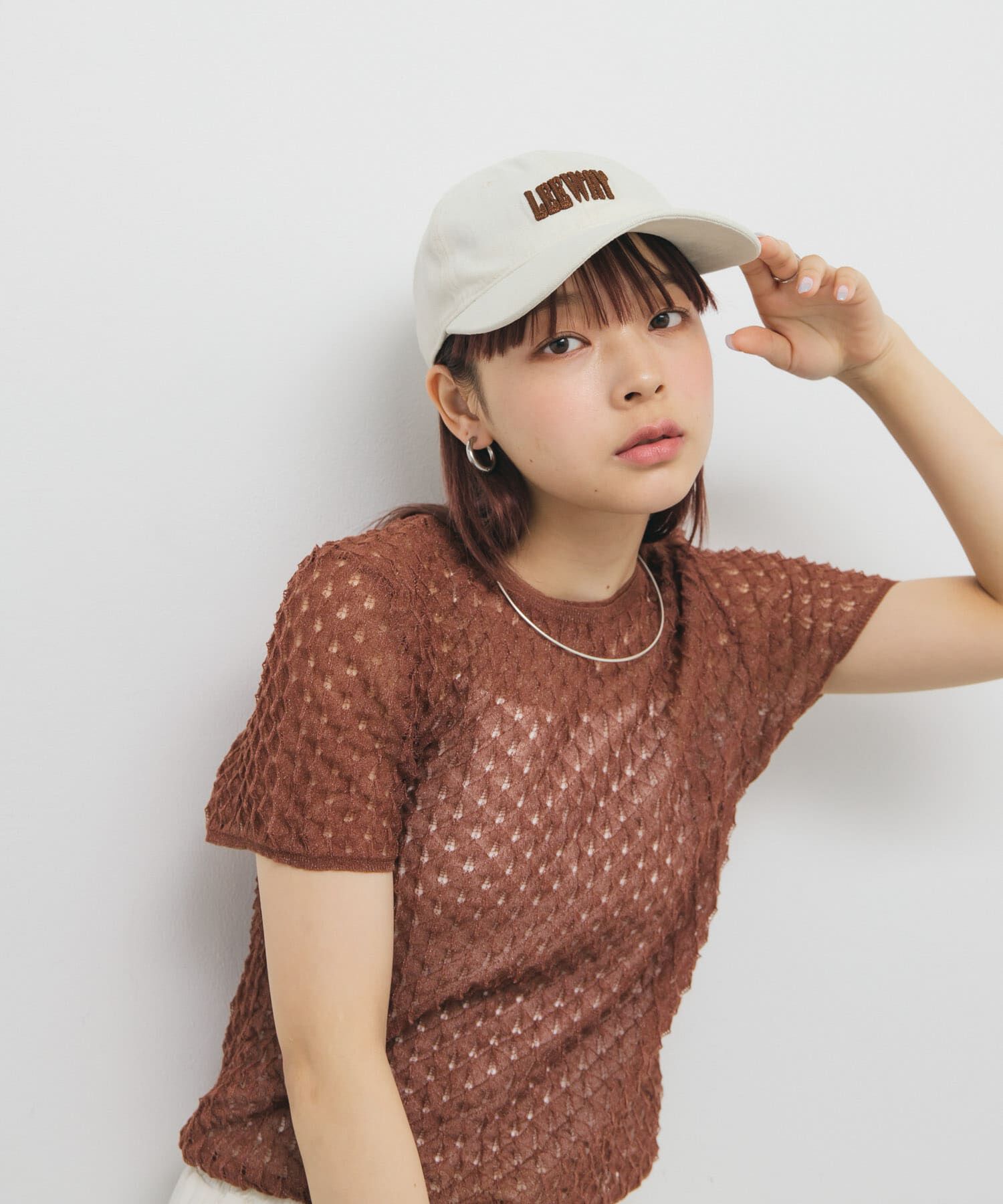  「プランプチェーンステッチCAP」|キャップ・キャスケット|