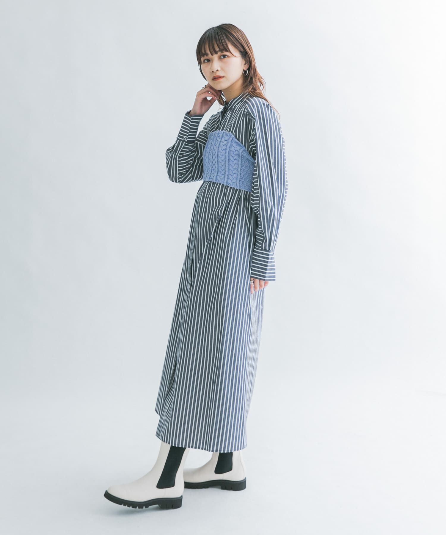  「ケーブルMIXニットビスチェ」|その他|