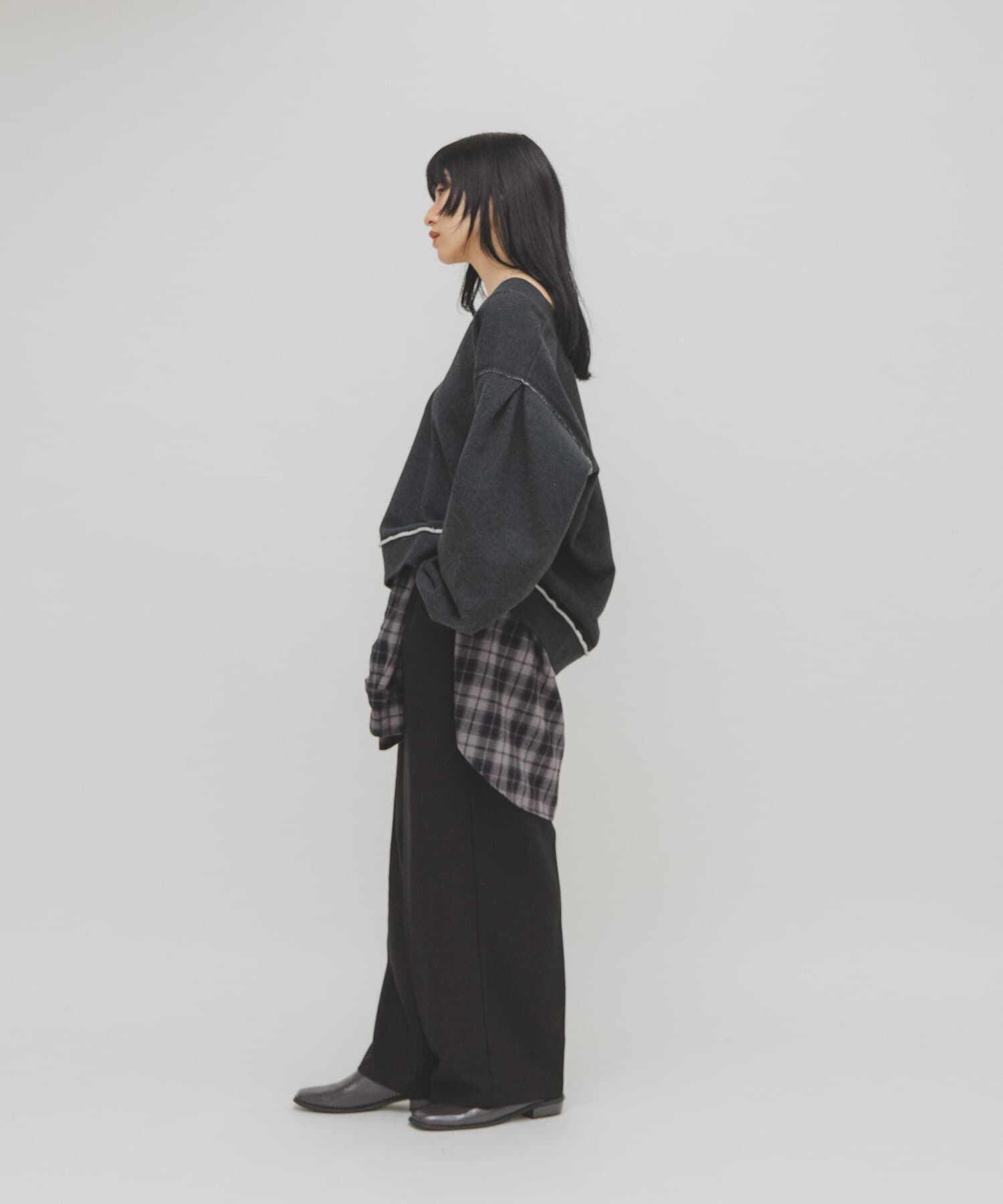  「2WAYルーズスウェット」|Tシャツ・カットソー|