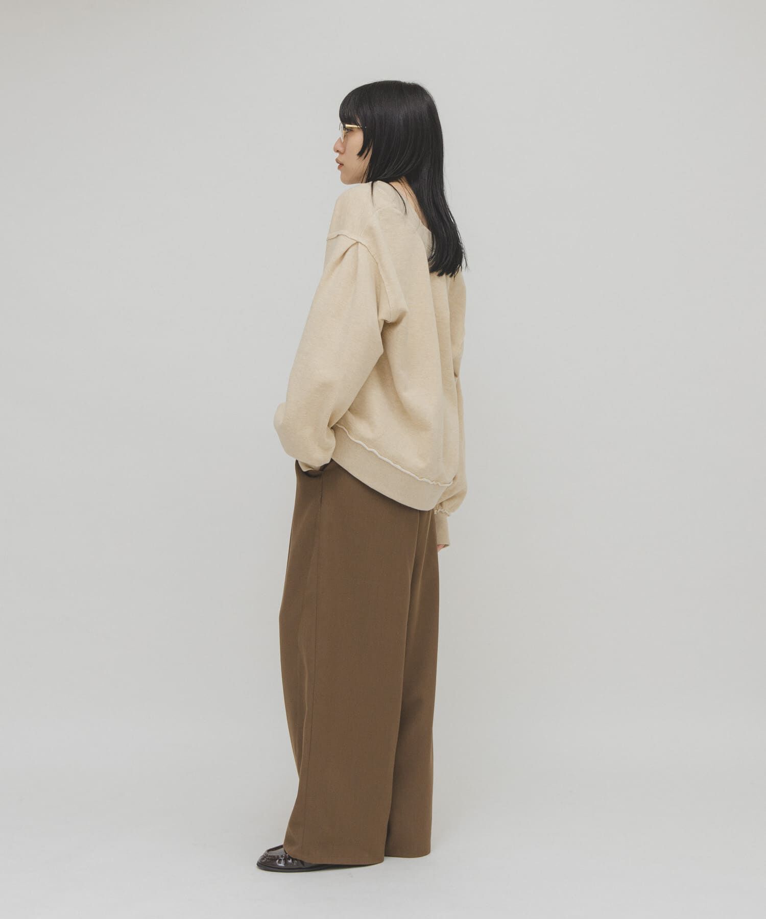  「2WAYルーズスウェット」|Tシャツ・カットソー|