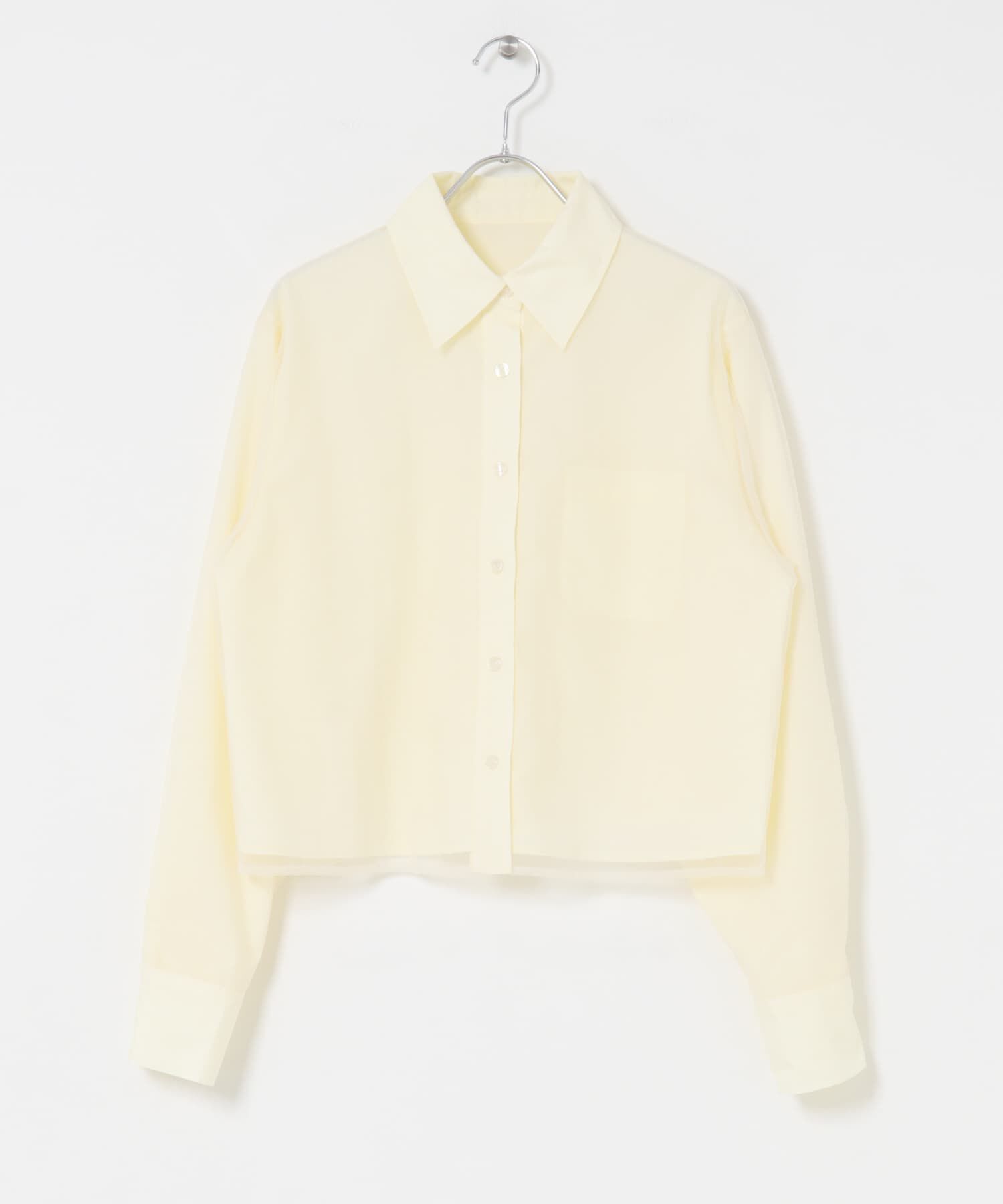  「チュールレイヤードショートシャツ」|シャツ・ブラウス|