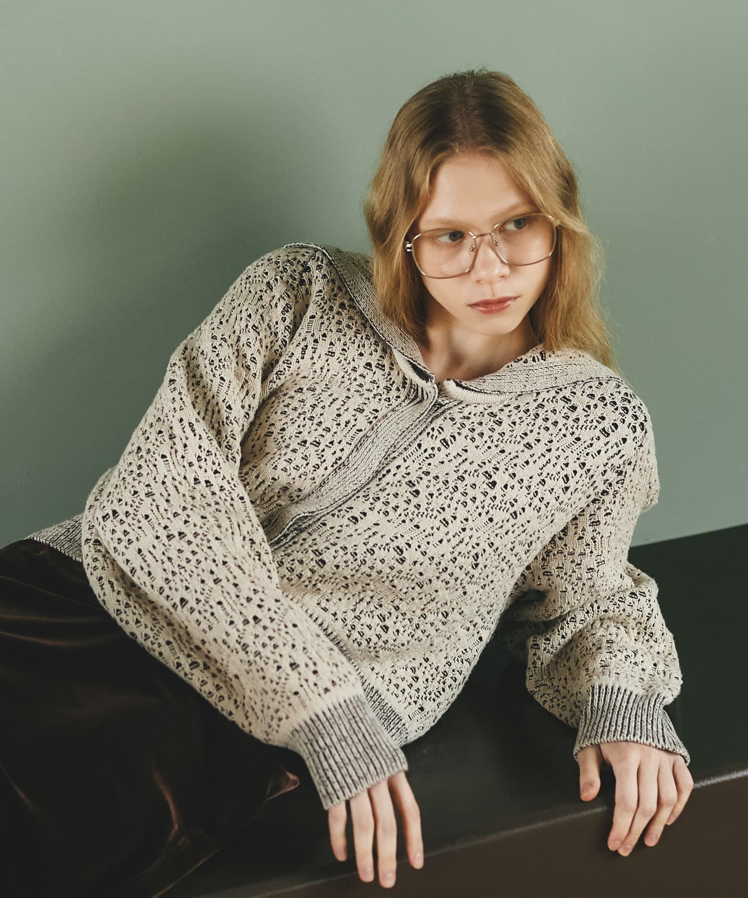  「JQセーラーカーディガン」|ニット・セーター|