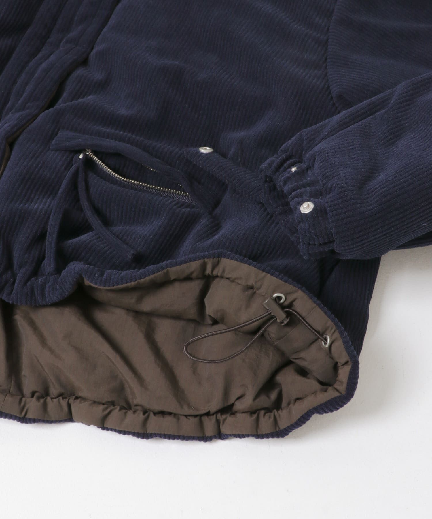  「リバーシブルパデッドジャケット」|ノーカラーコート|