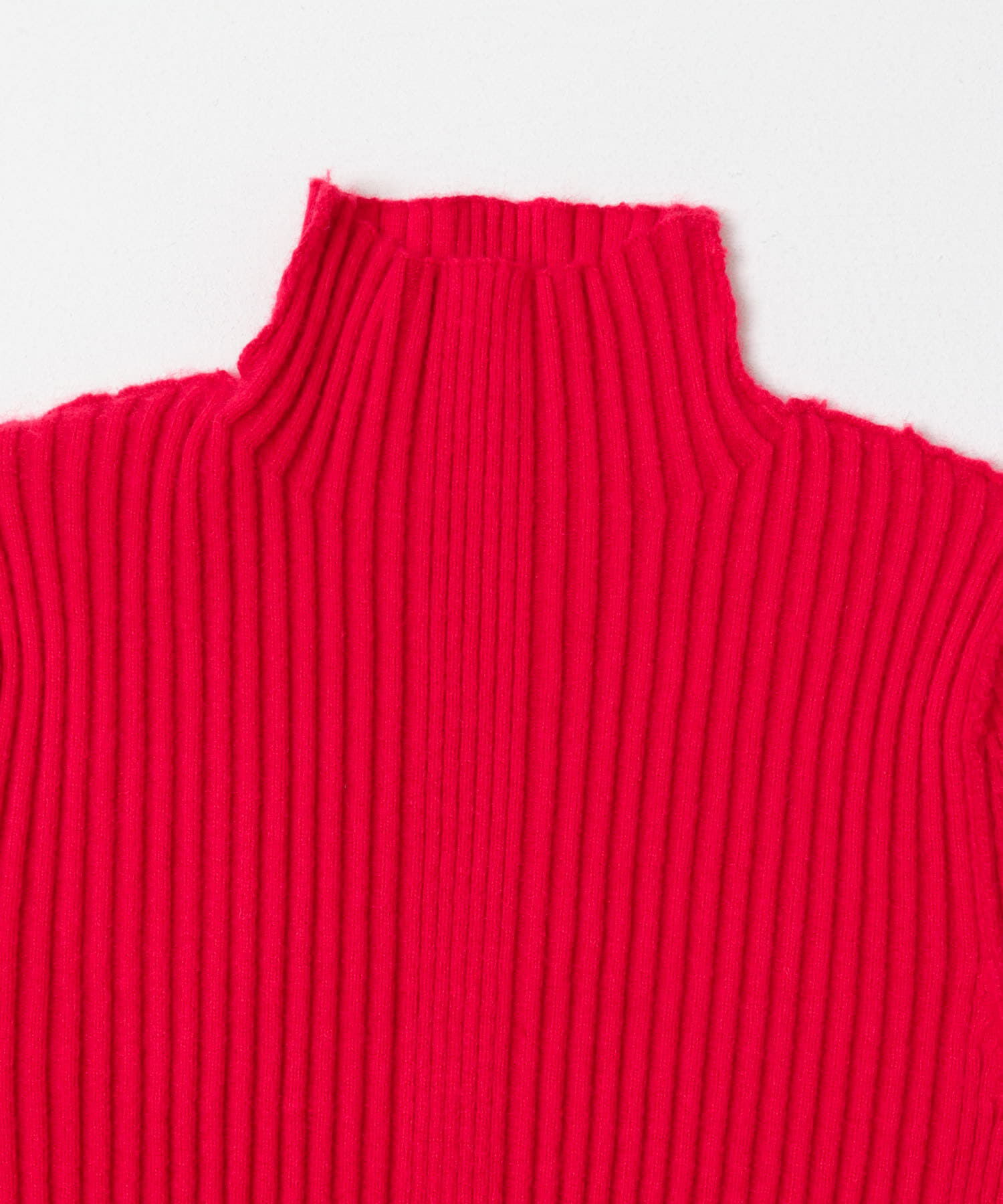  「illi　ランダムRIBハイネックニット」|ニット・セーター|