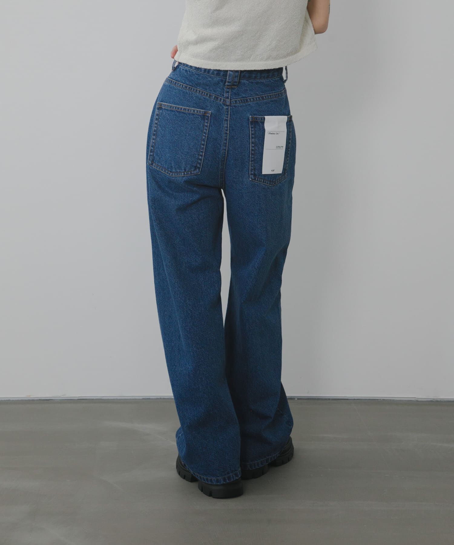  「『2サイズ展開』フロントパネルデザインデニム」|デニム|