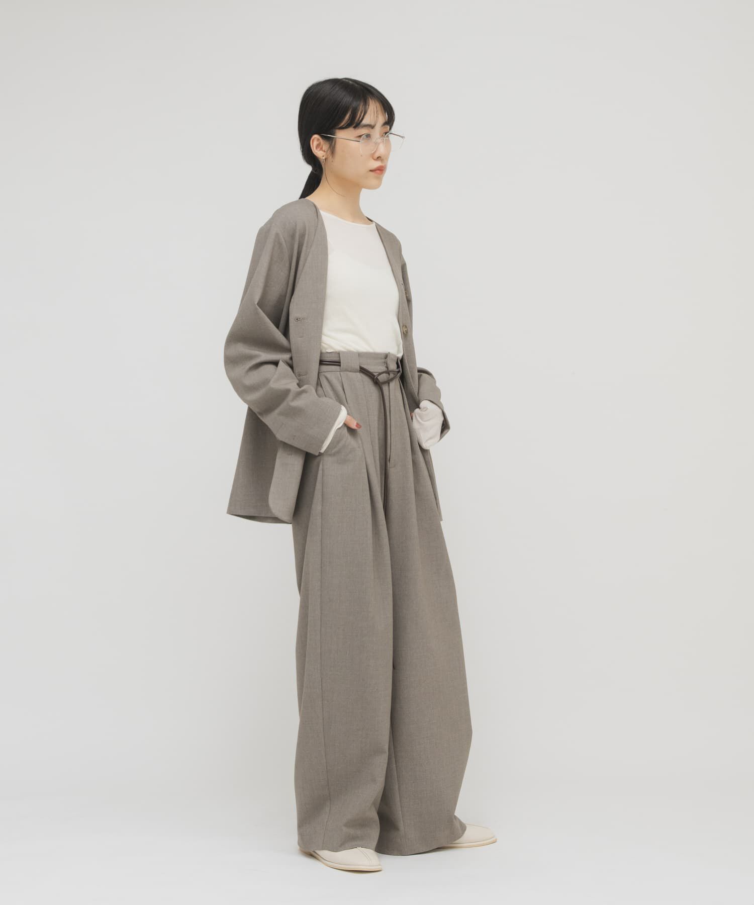  「『2サイズ展開』ベルトSETスラックス」|その他|