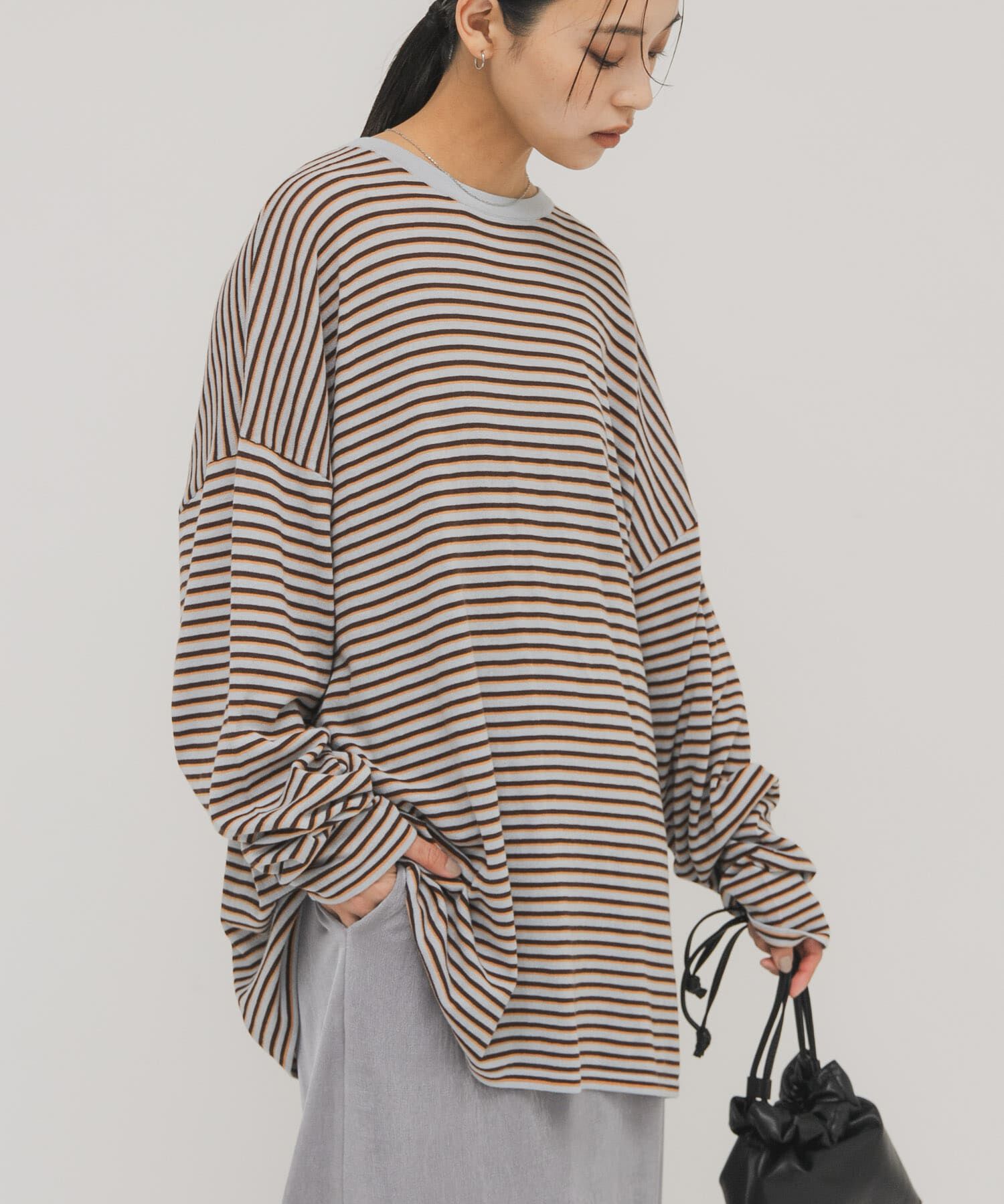  「シアーボーダールーズニット」|ニット・セーター|