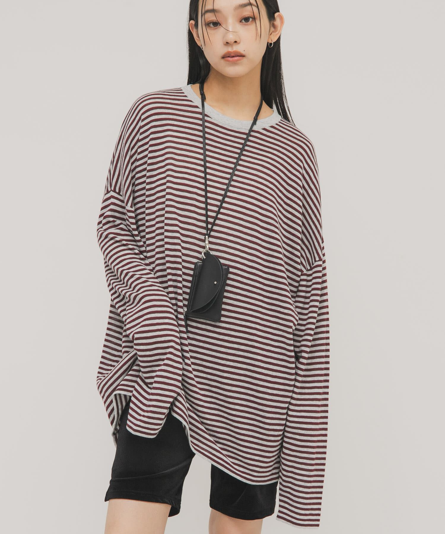  「シアーボーダールーズニット」|ニット・セーター|