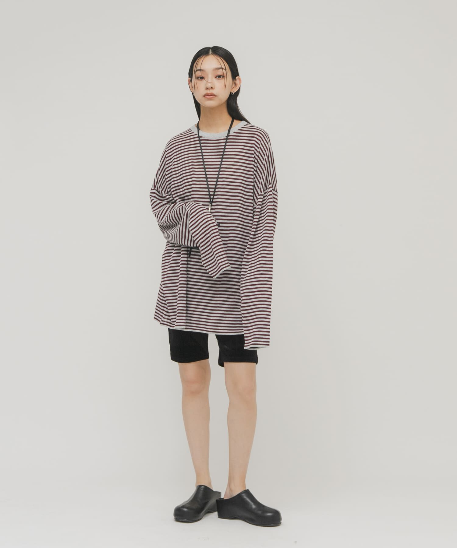  「シアーボーダールーズニット」|ニット・セーター|