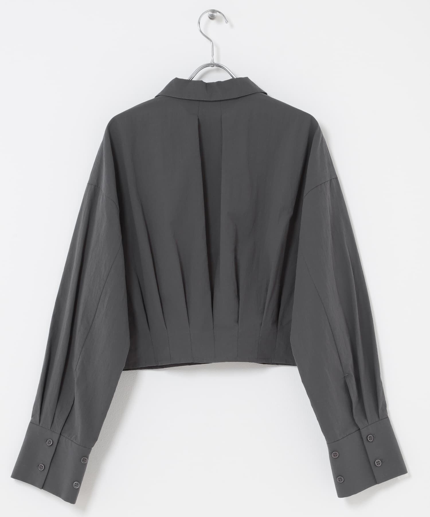  「タックヘムクロップドシャツ」|シャツ・ブラウス|