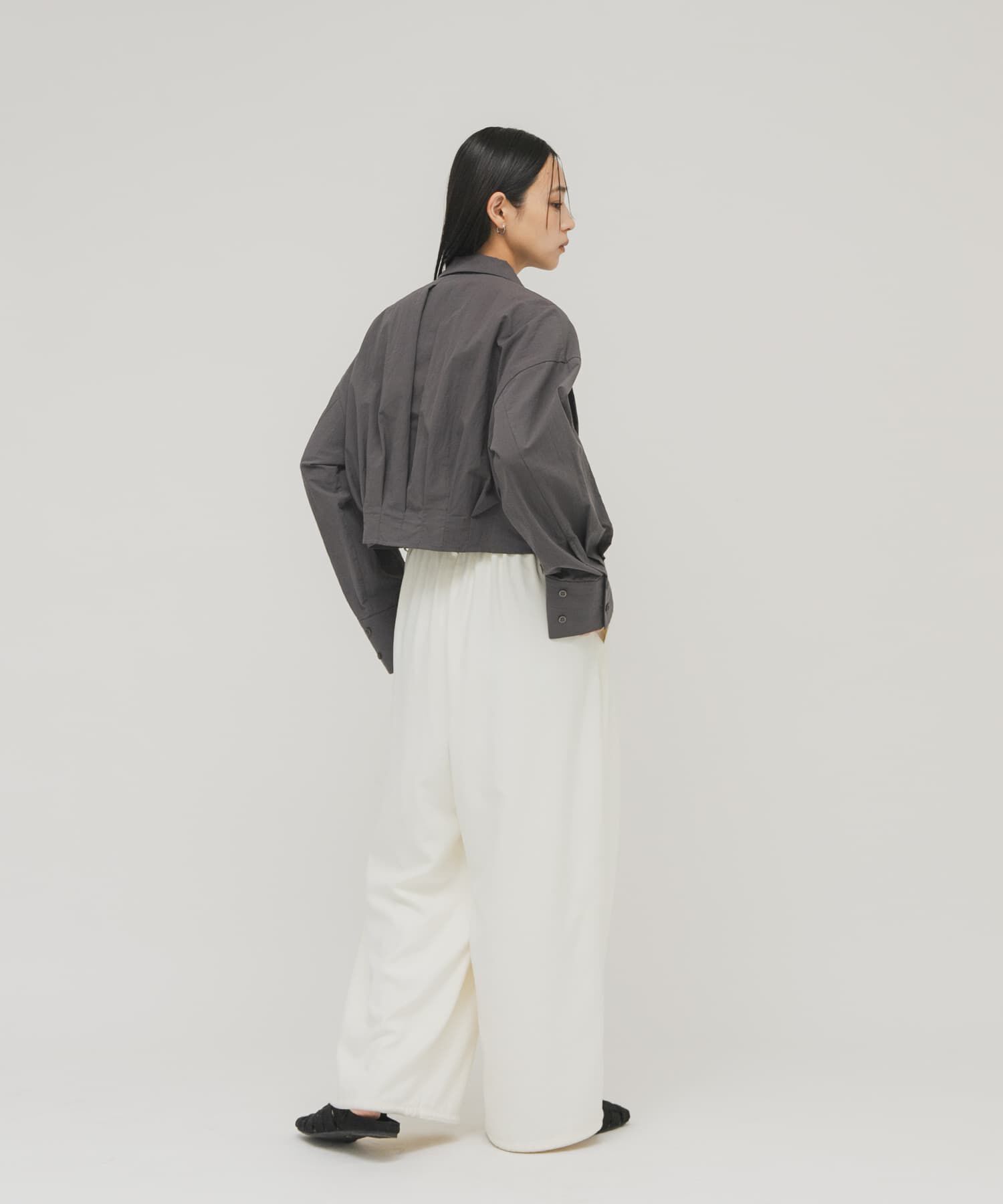  「タックヘムクロップドシャツ」|シャツ・ブラウス|