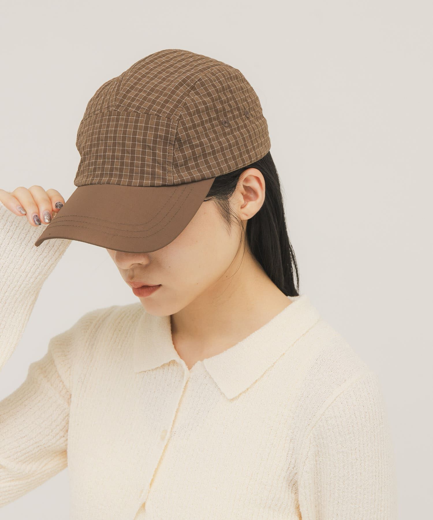  「チェックCAP」|キャップ・キャスケット|