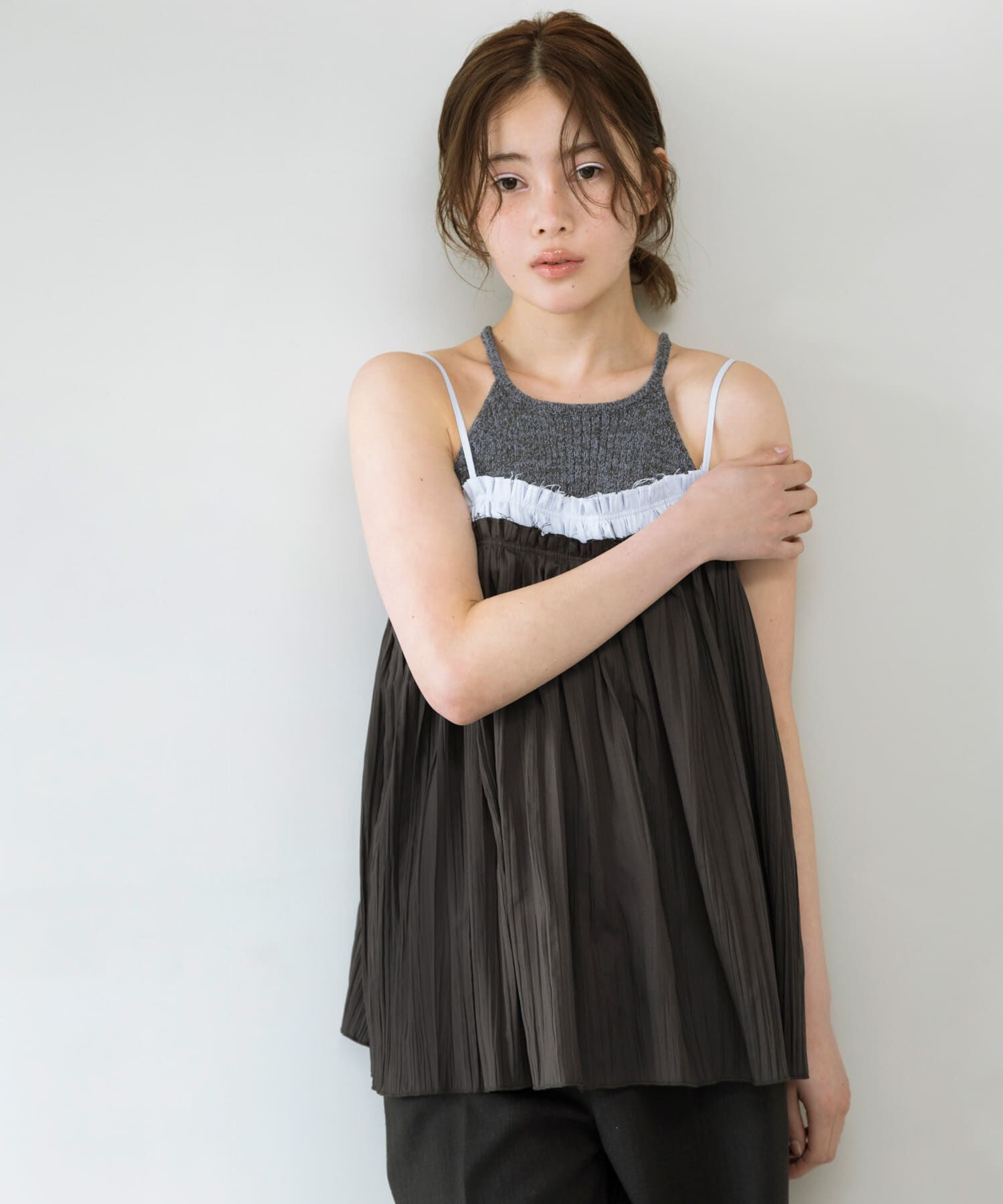  「バイカラークリンクルビスチェ」|その他|