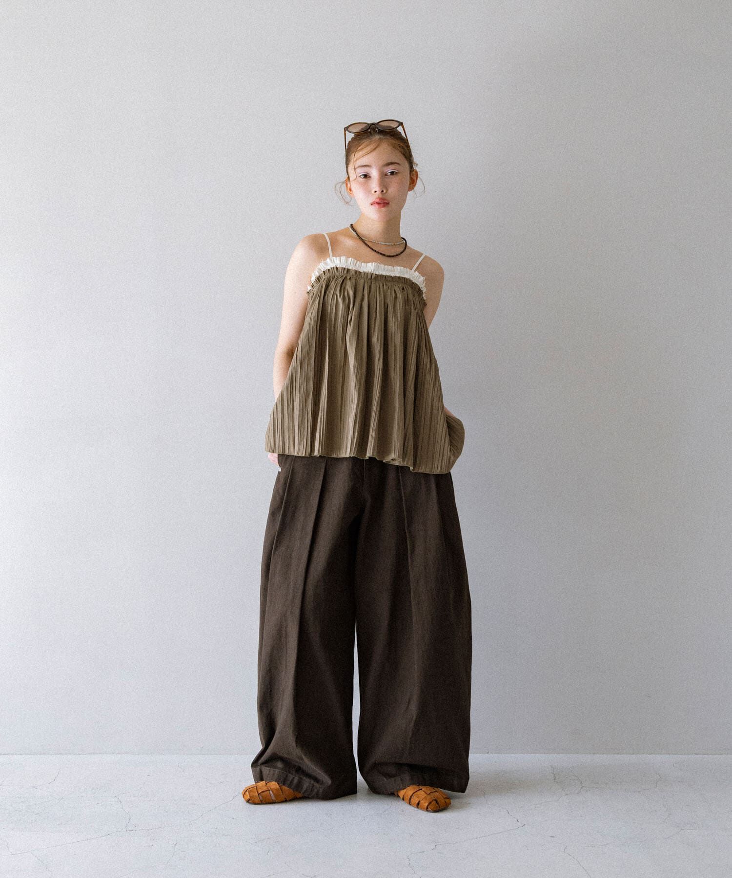  「バイカラークリンクルビスチェ」|その他|