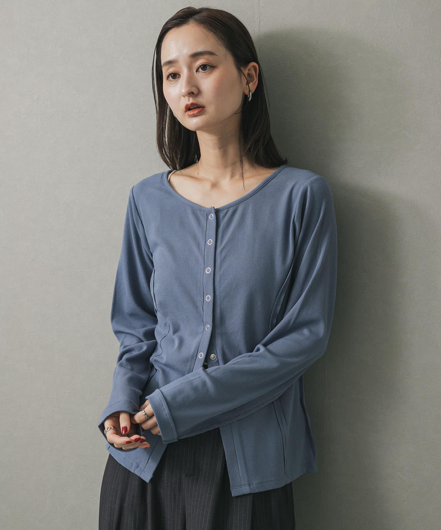 SENSE OF PLACE by URBAN RESEARCH「パネルリブカットカーディガン」|カーディガン|