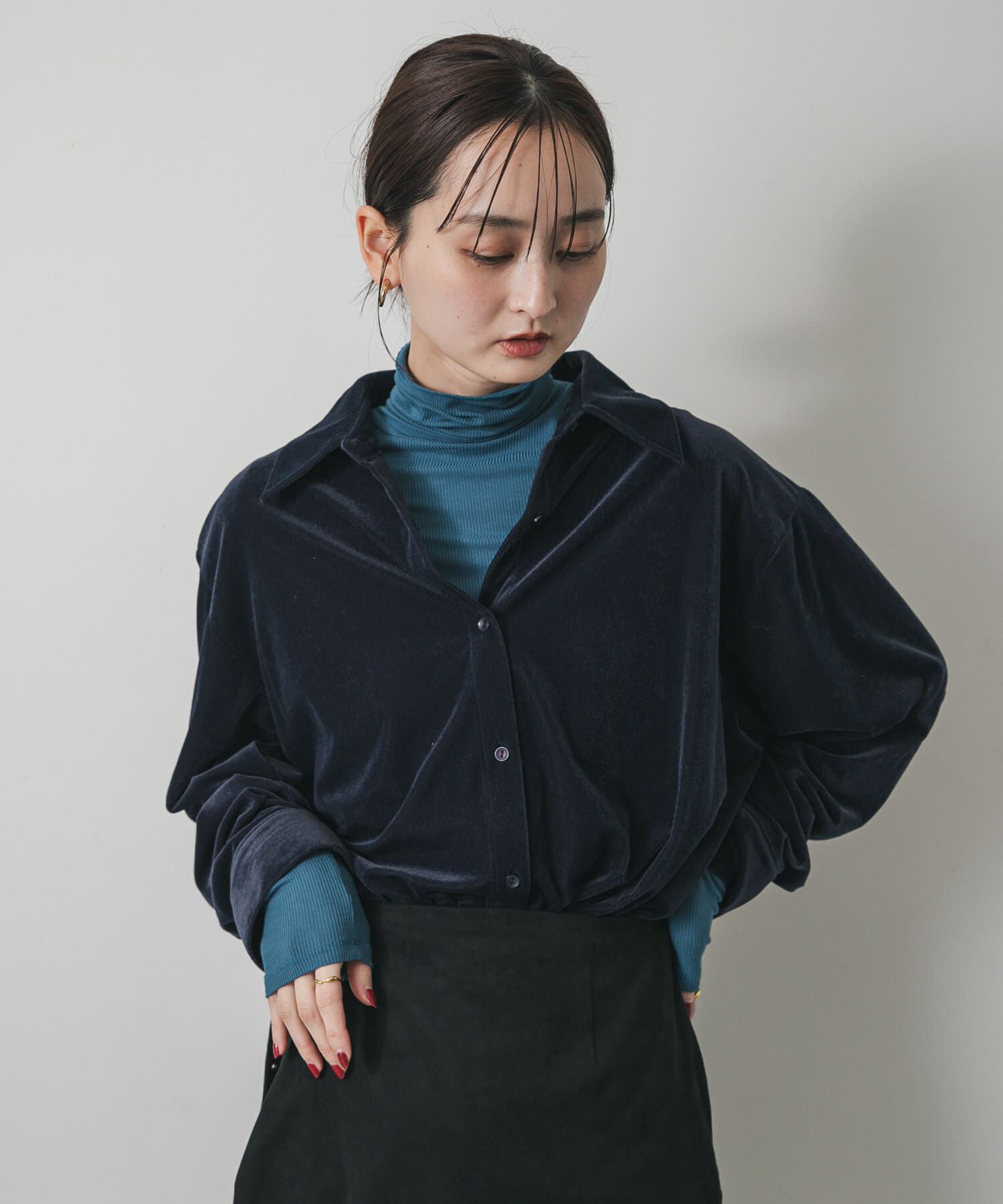 SENSE OF PLACE by URBAN RESEARCH「『毛玉防止』メローハイネックトップ」|Tシャツ・カットソー|