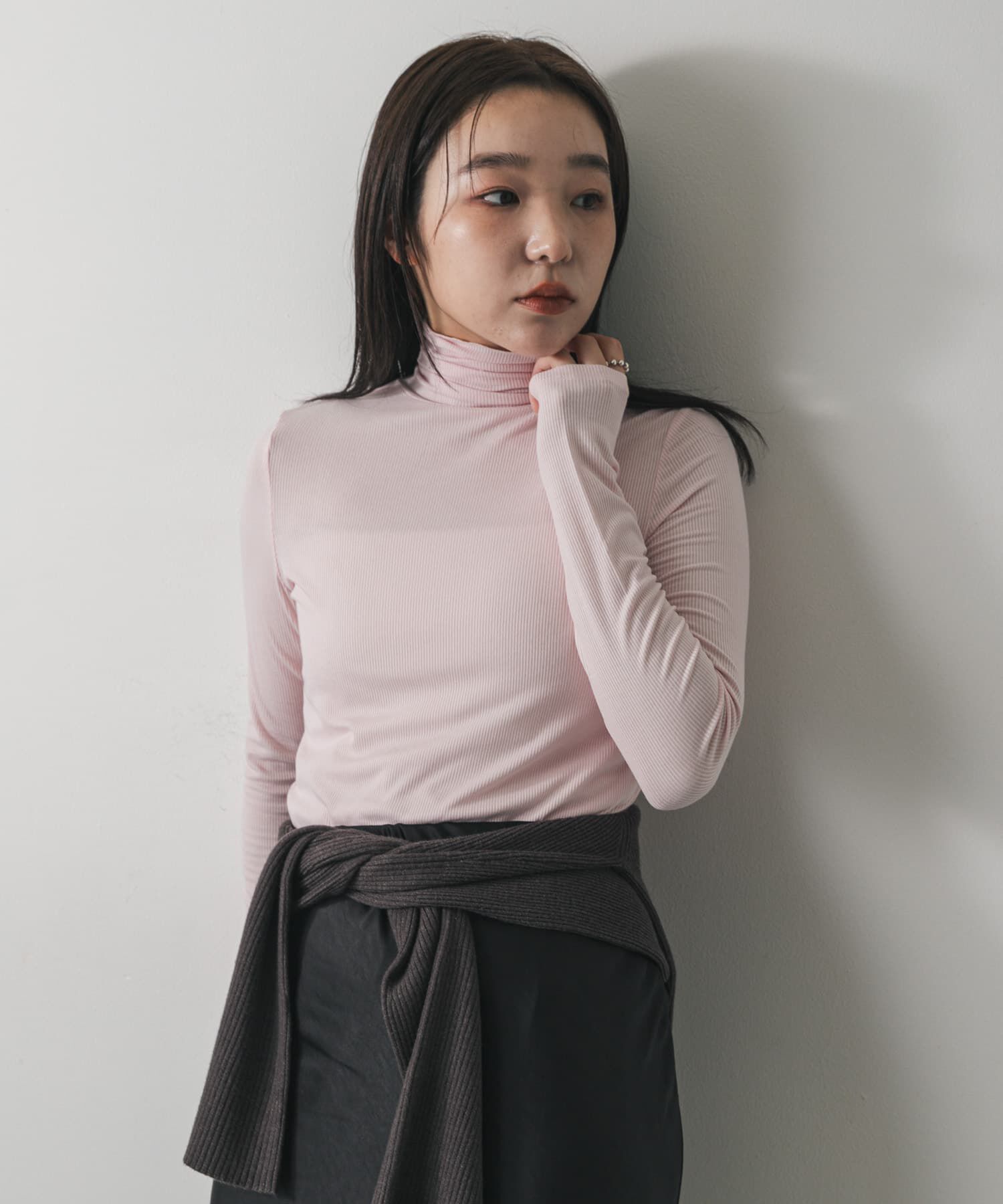 SENSE OF PLACE by URBAN RESEARCH「『毛玉防止』メローハイネックトップ」|Tシャツ・カットソー|