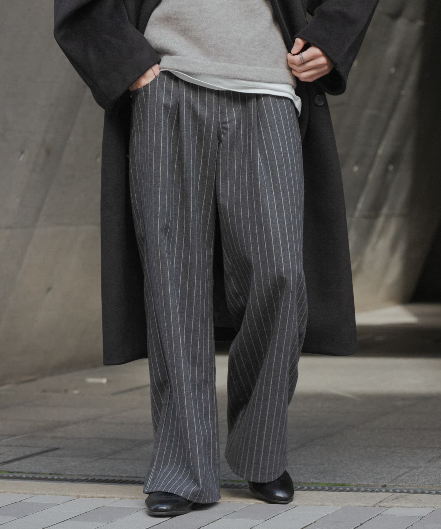 SENSE OF PLACE by URBAN RESEARCH「ウールブレンドカーブポケットストレートパンツ」|その他|