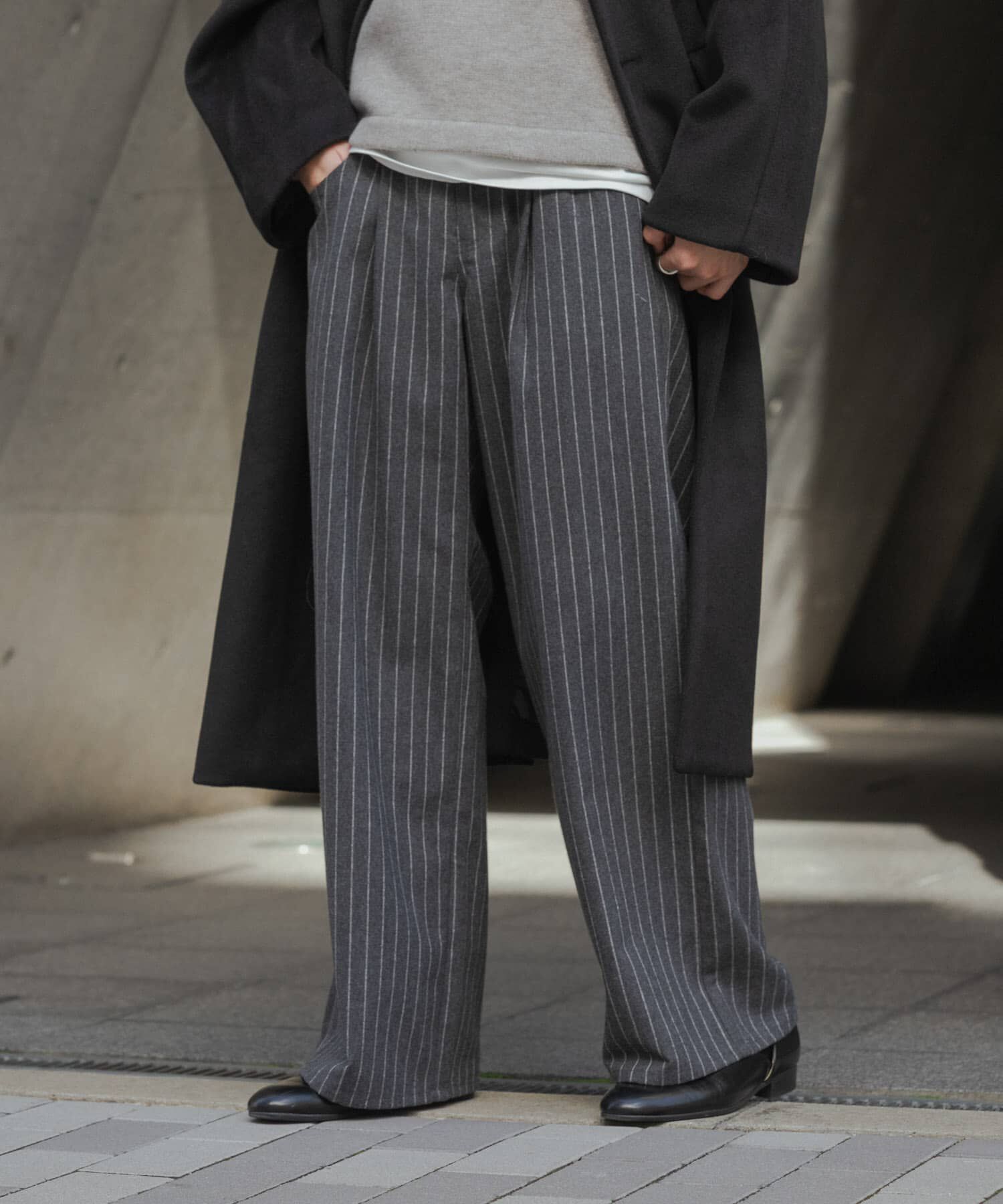 SENSE OF PLACE by URBAN RESEARCH「ウールブレンドカーブポケットストレートパンツ」|その他|