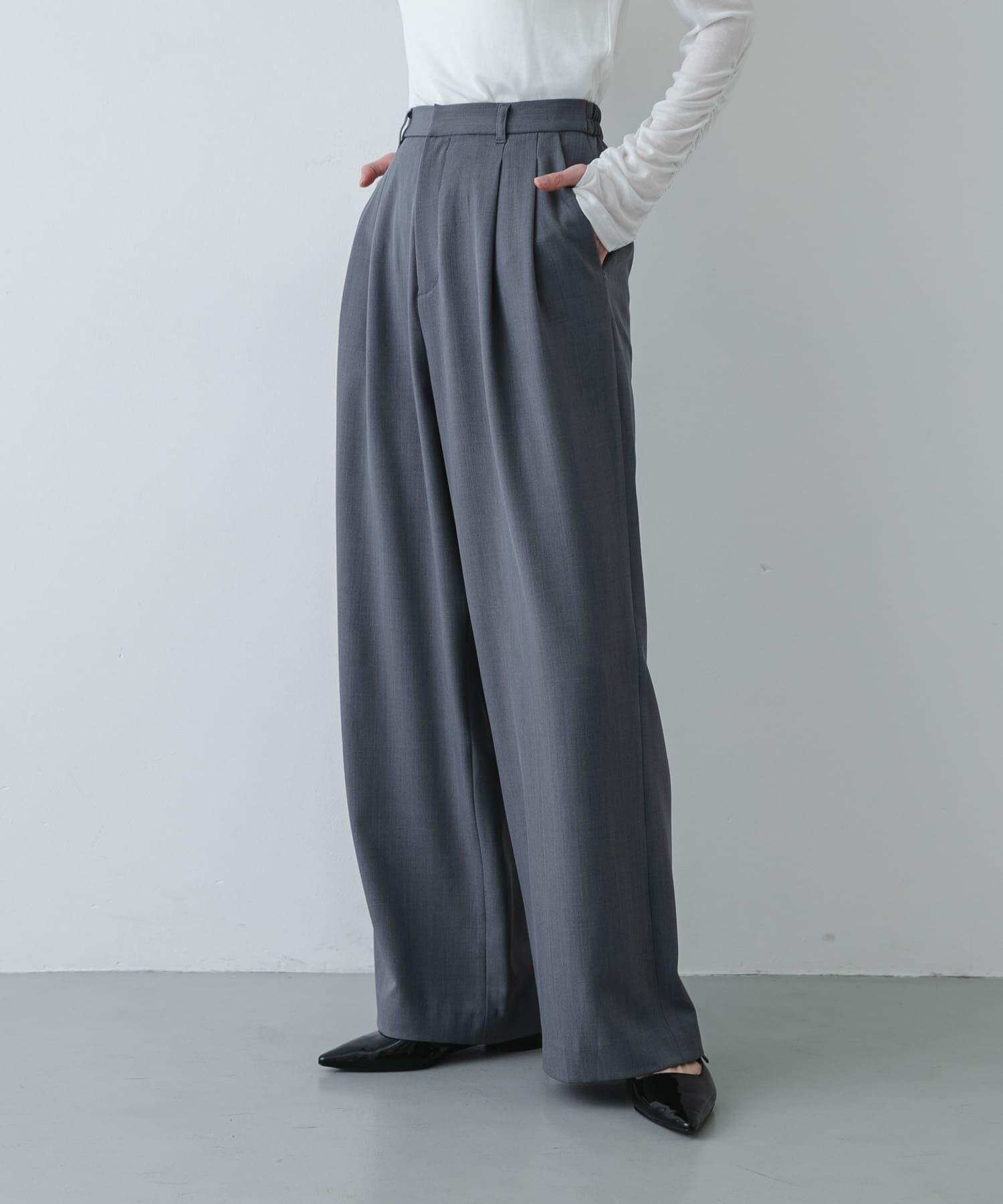 SENSE OF PLACE by URBAN RESEARCH「『イージーケア/速乾/UVカット/接触冷感』ツータックルーズスラックス」|その他|