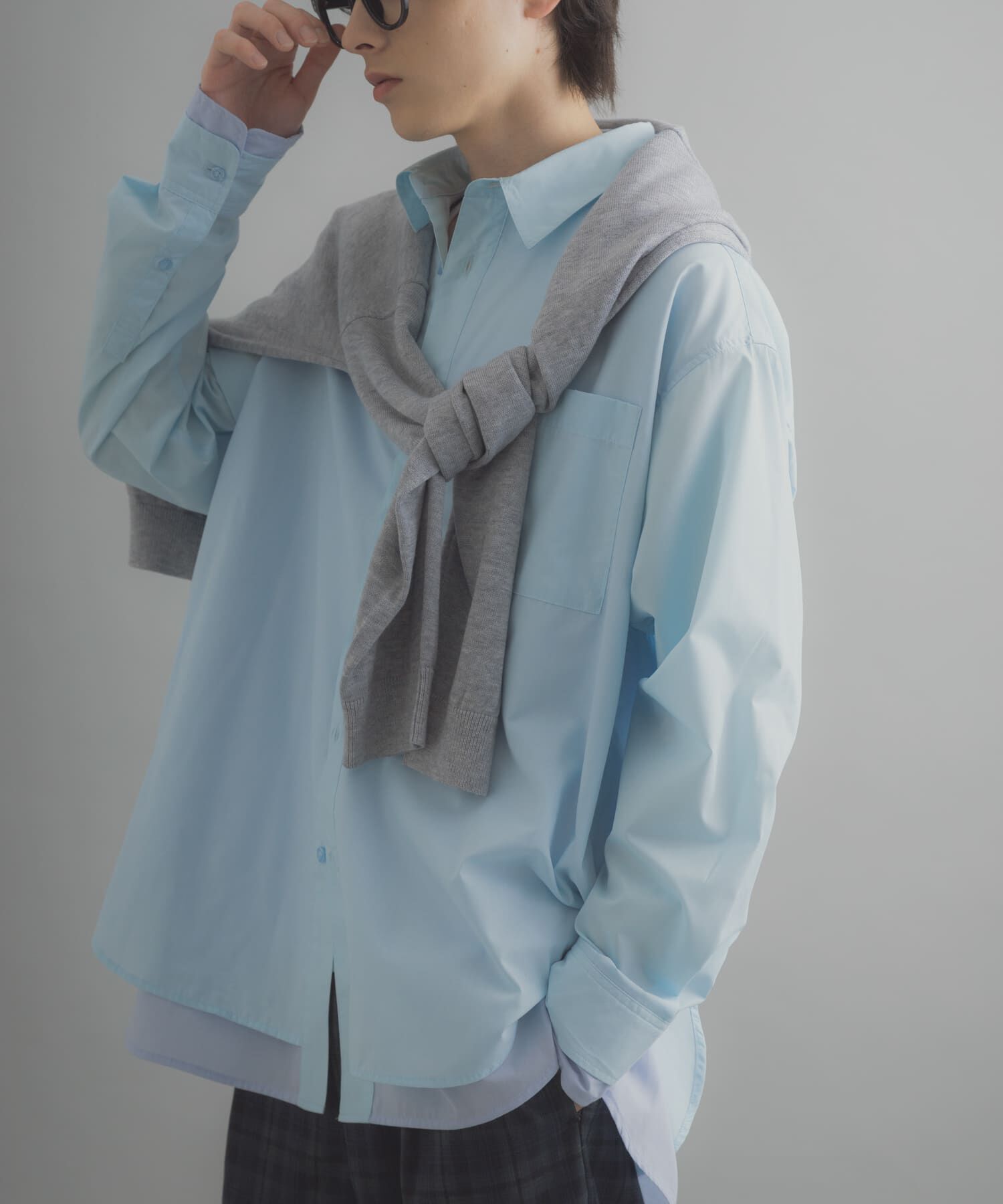 SENSE OF PLACE by URBAN RESEARCH「レイヤードレギュラーカラーシャツ」|シャツ・ブラウス|