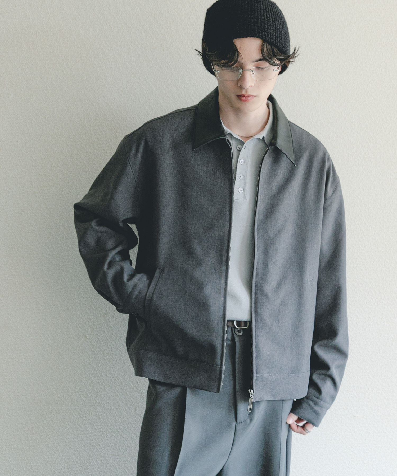 SENSE OF PLACE by URBAN RESEARCH「FLカラージップブルゾン」|ブルゾン・スタジャン|