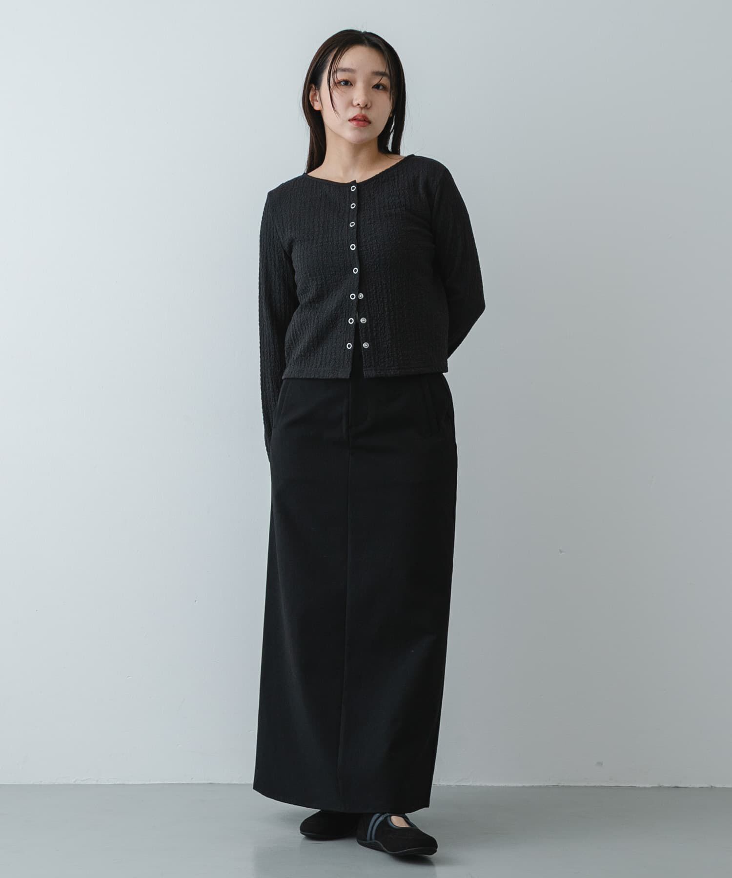 SENSE OF PLACE by URBAN RESEARCH「シャーリングカットカーディガン」|Tシャツ・カットソー|