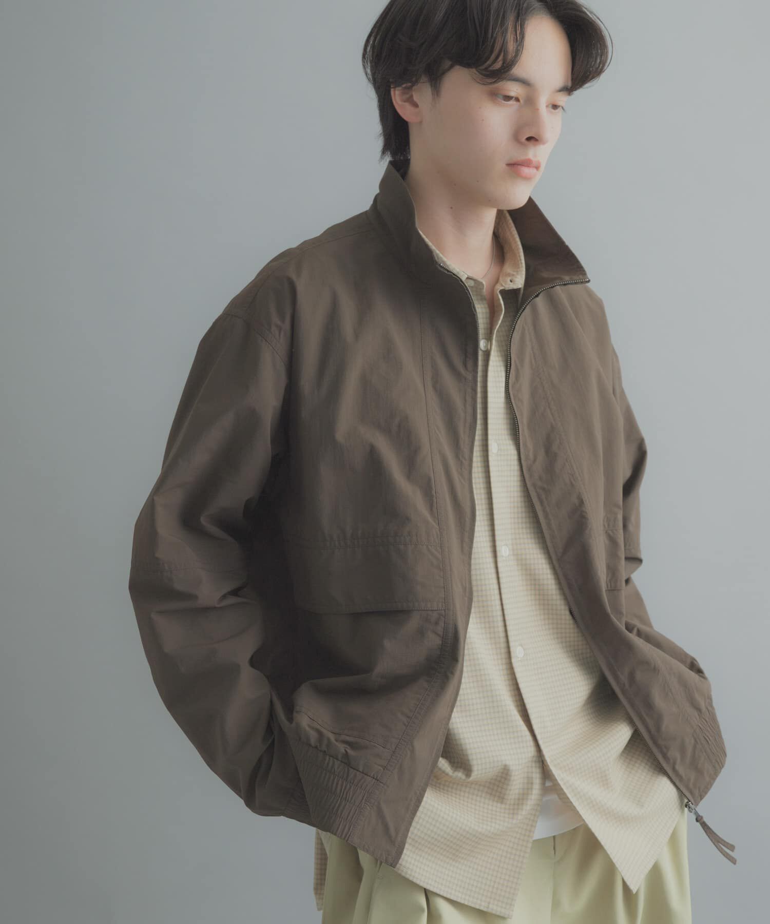 SENSE OF PLACE by URBAN RESEARCH「リップストップナイロンブルゾン」|ブルゾン・スタジャン|