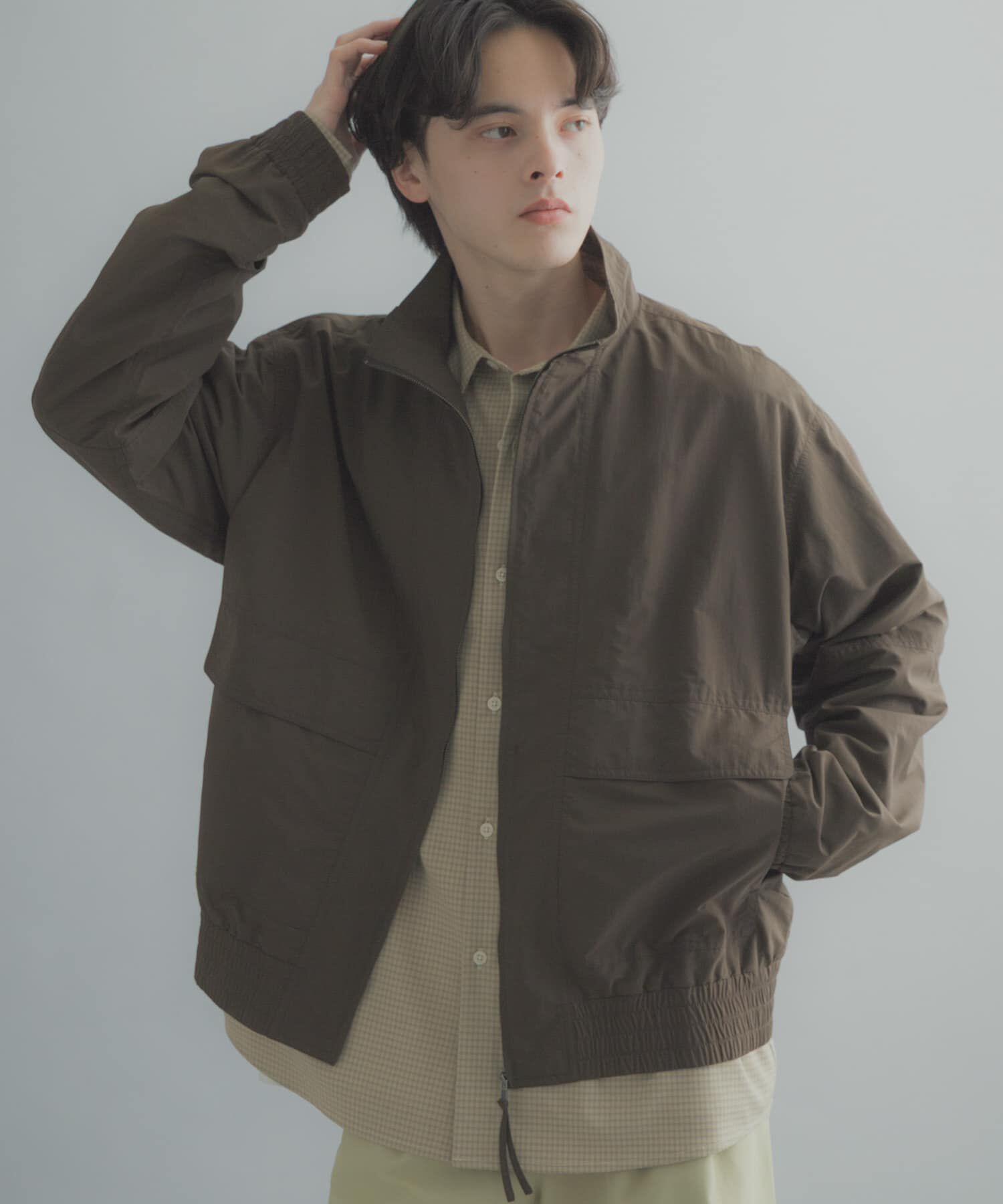 SENSE OF PLACE by URBAN RESEARCH「リップストップナイロンブルゾン」|ブルゾン・スタジャン|