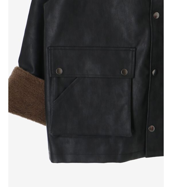  「《WEB限定アイテム》ヴィンテージライクボアカラーブルゾン」|ブルゾン・スタジャン|