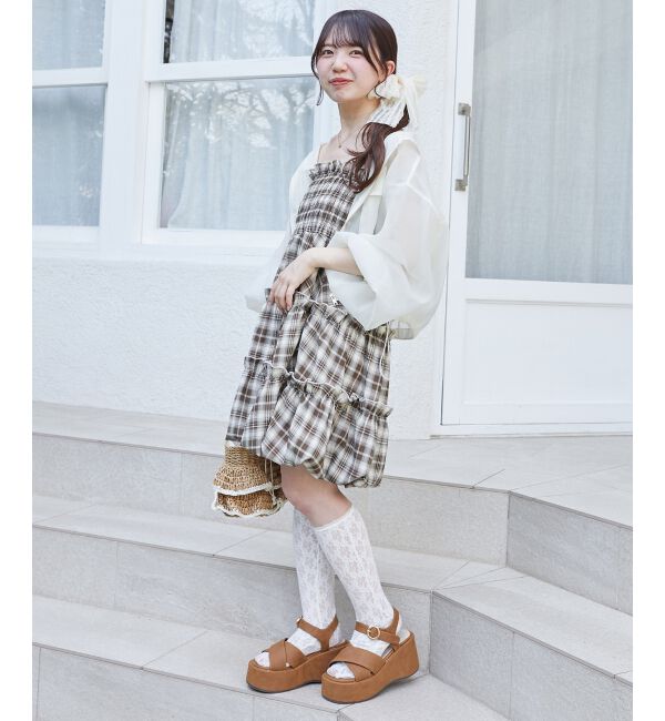  「シアーフードブルゾン」|シャツ・ブラウス|