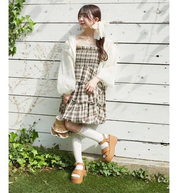  「シアーフードブルゾン」|シャツ・ブラウス|