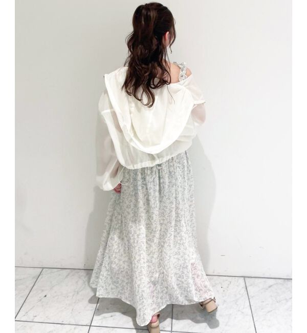  「シアーフードブルゾン」|シャツ・ブラウス|