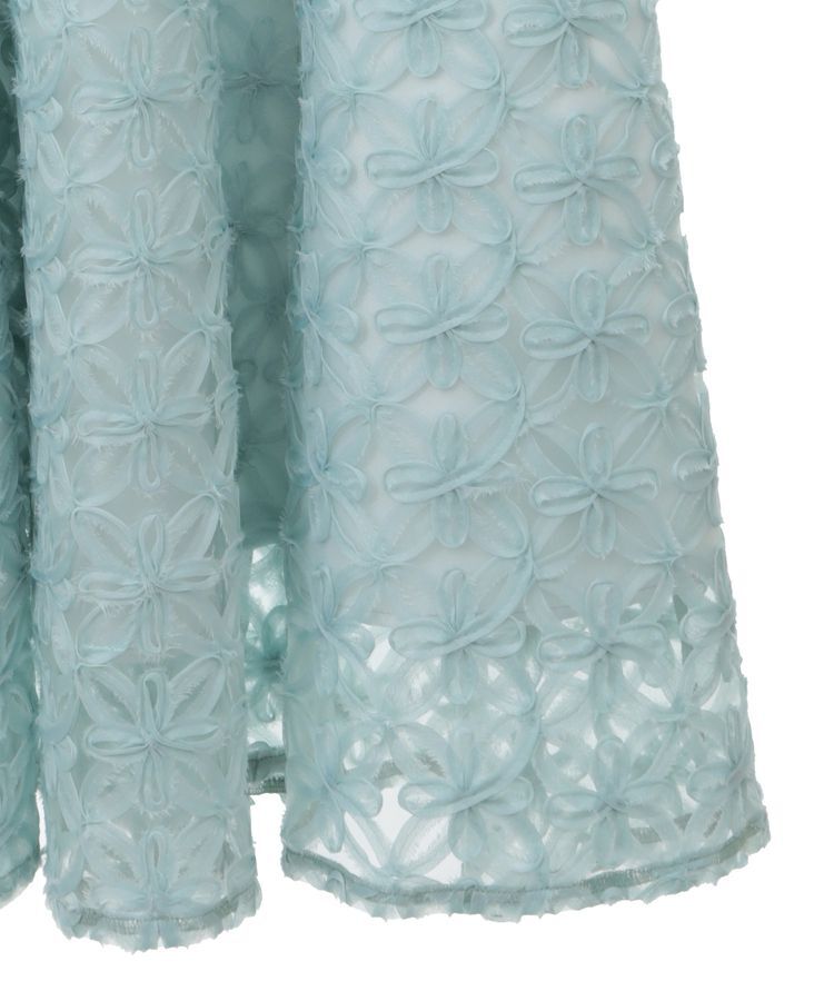 earth music&ecology「SET2点シアーブラウス＋3Dレースワンピース」|ワンピース|